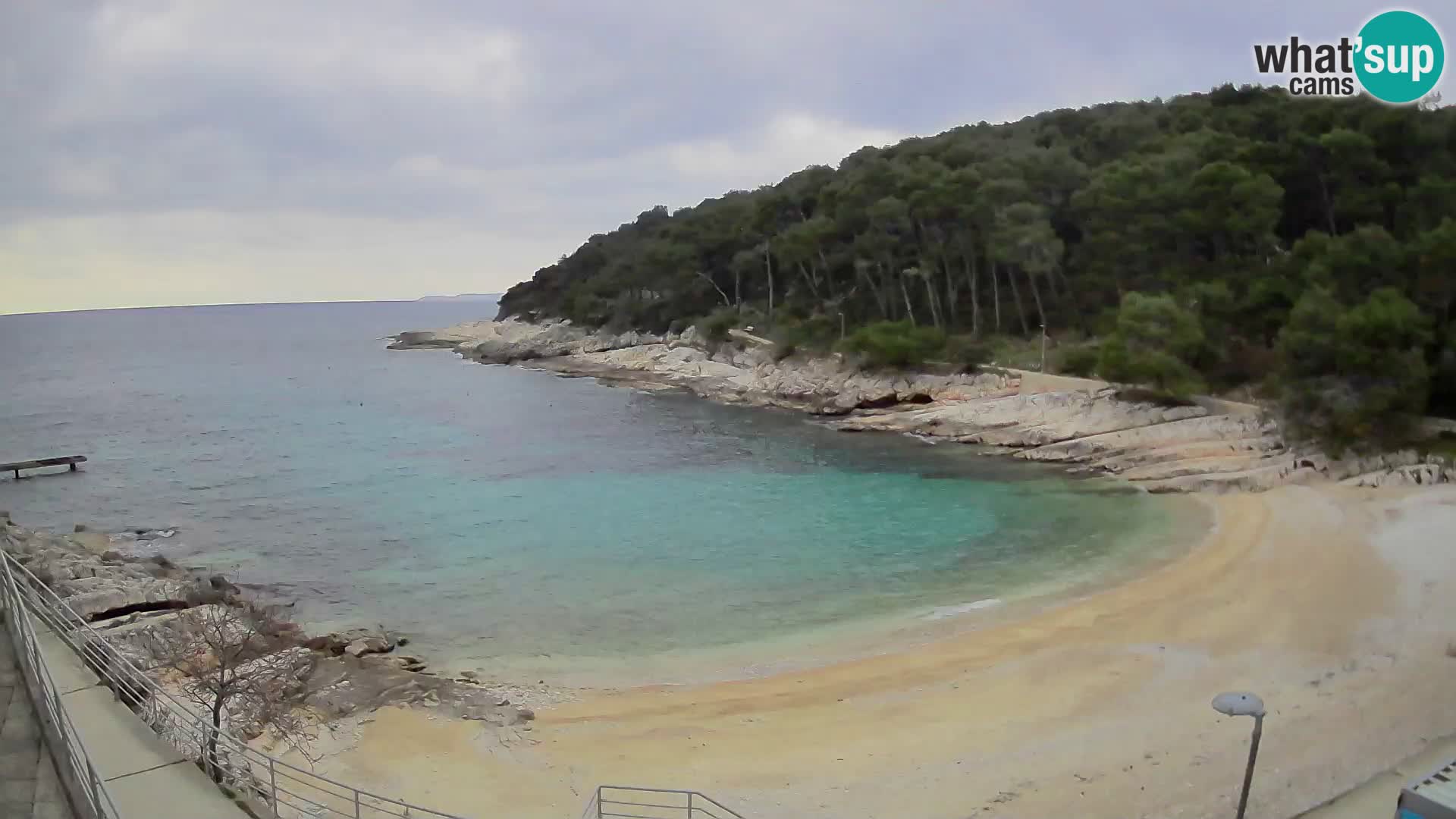 Webcam Mali Lošinj – spiaggia Sunčana uvala – Veli Žal