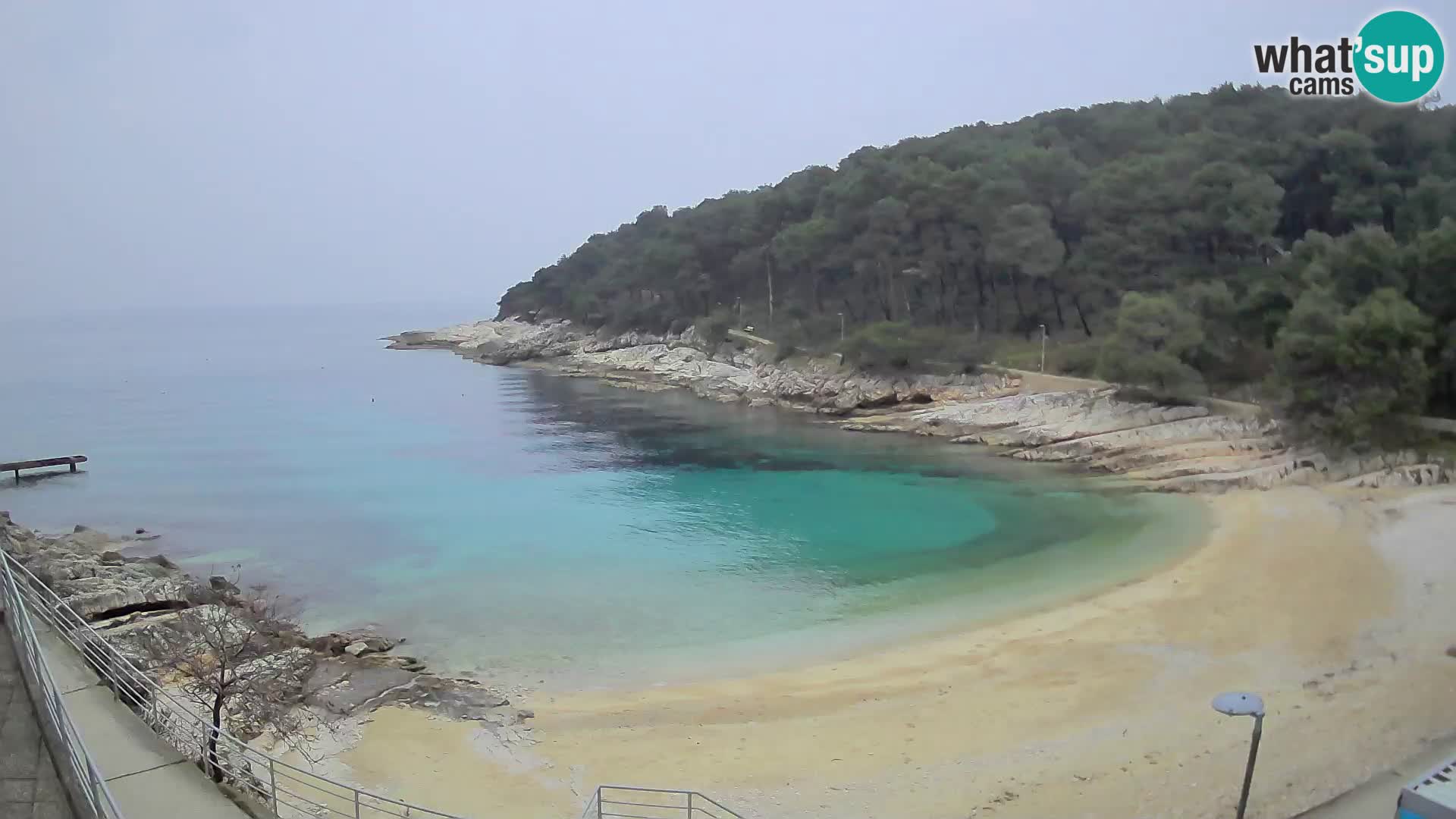 Webcam Mali Lošinj – spiaggia Sunčana uvala – Veli Žal