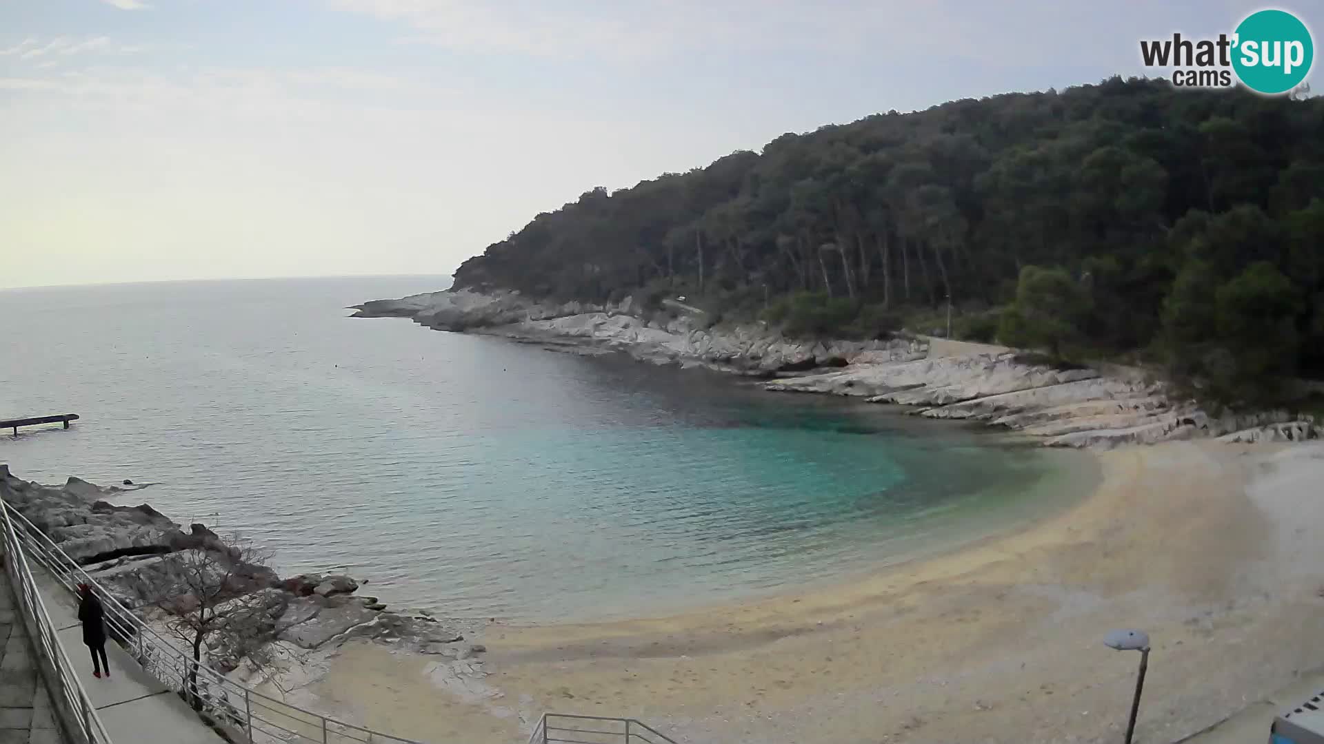 Webcam Mali Lošinj – Sunčana uvala Strand – Veli Žal