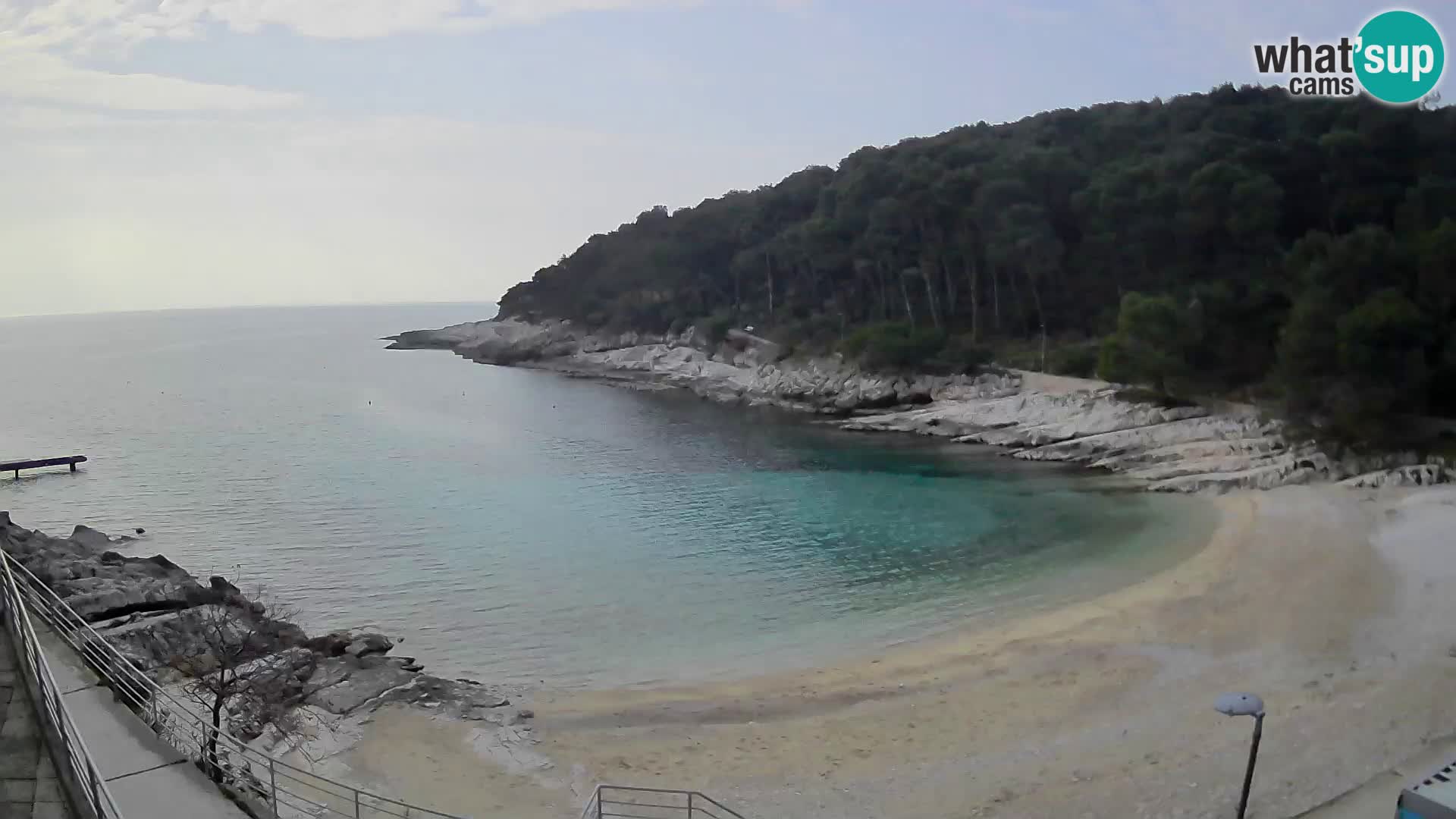 Spletna Kamera Mali Lošinj – plaža Sunčana uvala – Veli Žal