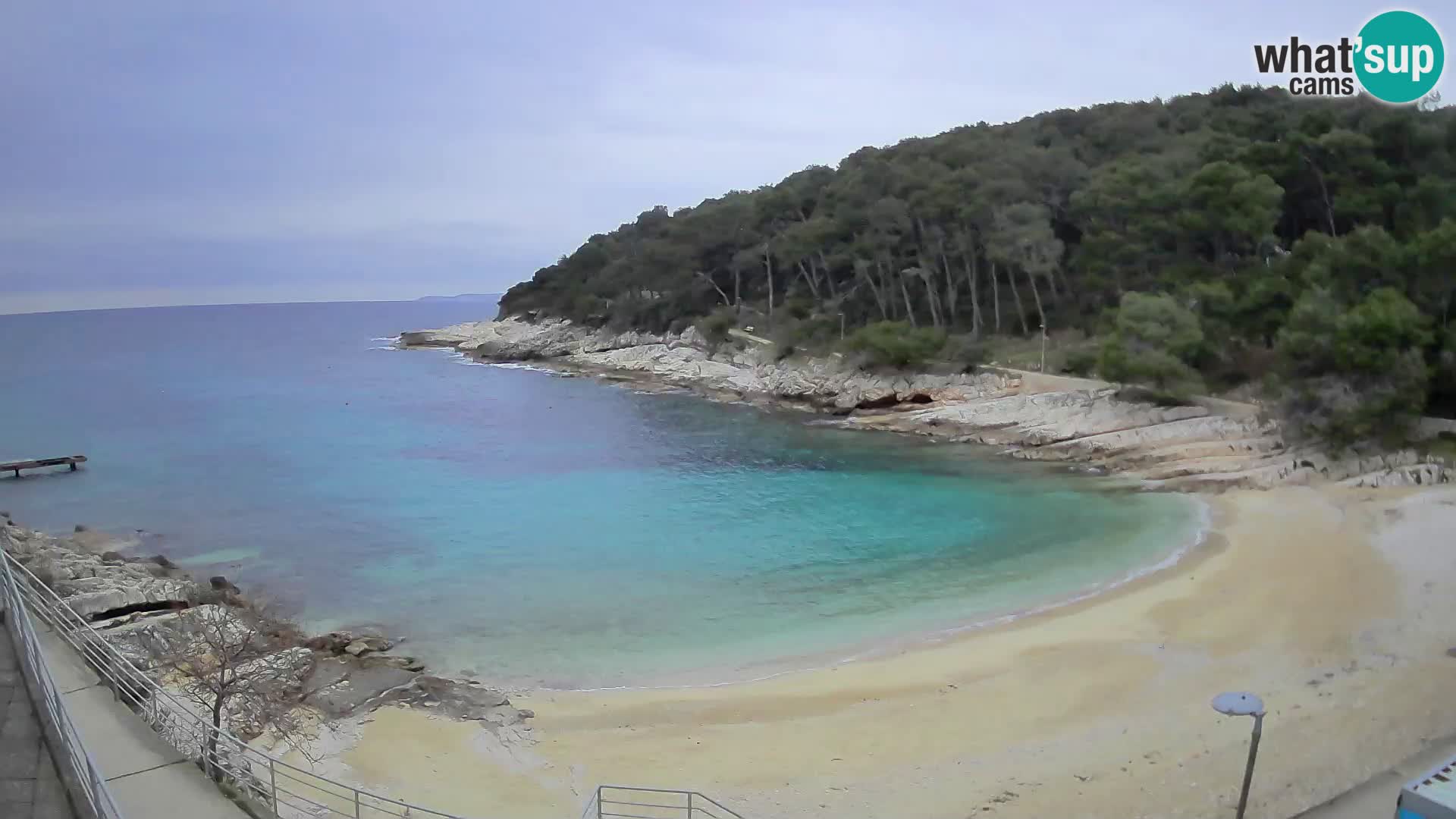 Spletna Kamera Mali Lošinj – plaža Sunčana uvala – Veli Žal