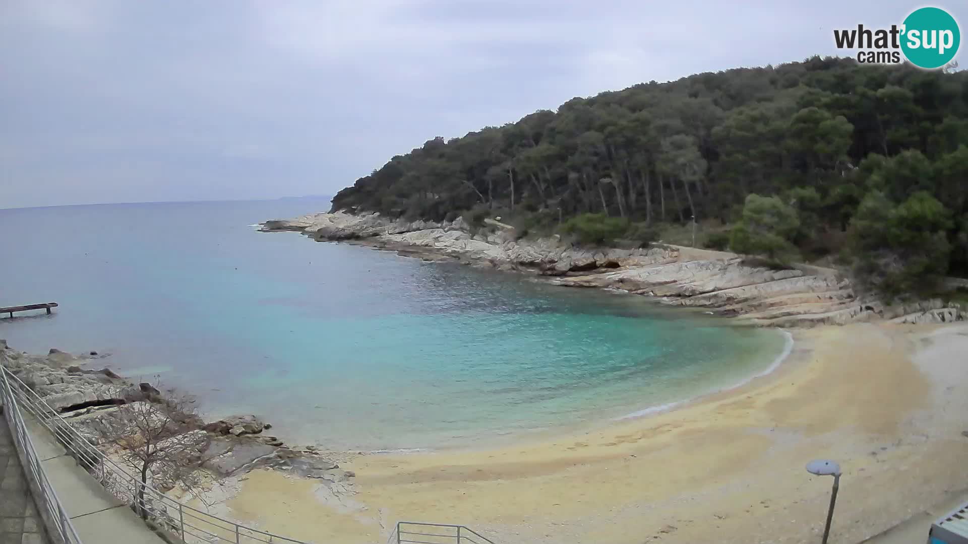 Spletna Kamera Mali Lošinj – plaža Sunčana uvala – Veli Žal