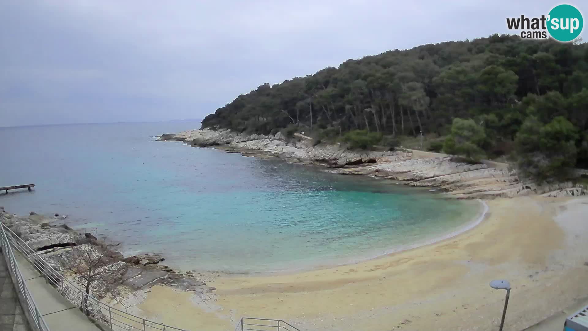 Webcam Mali Lošinj – spiaggia Sunčana uvala – Veli Žal