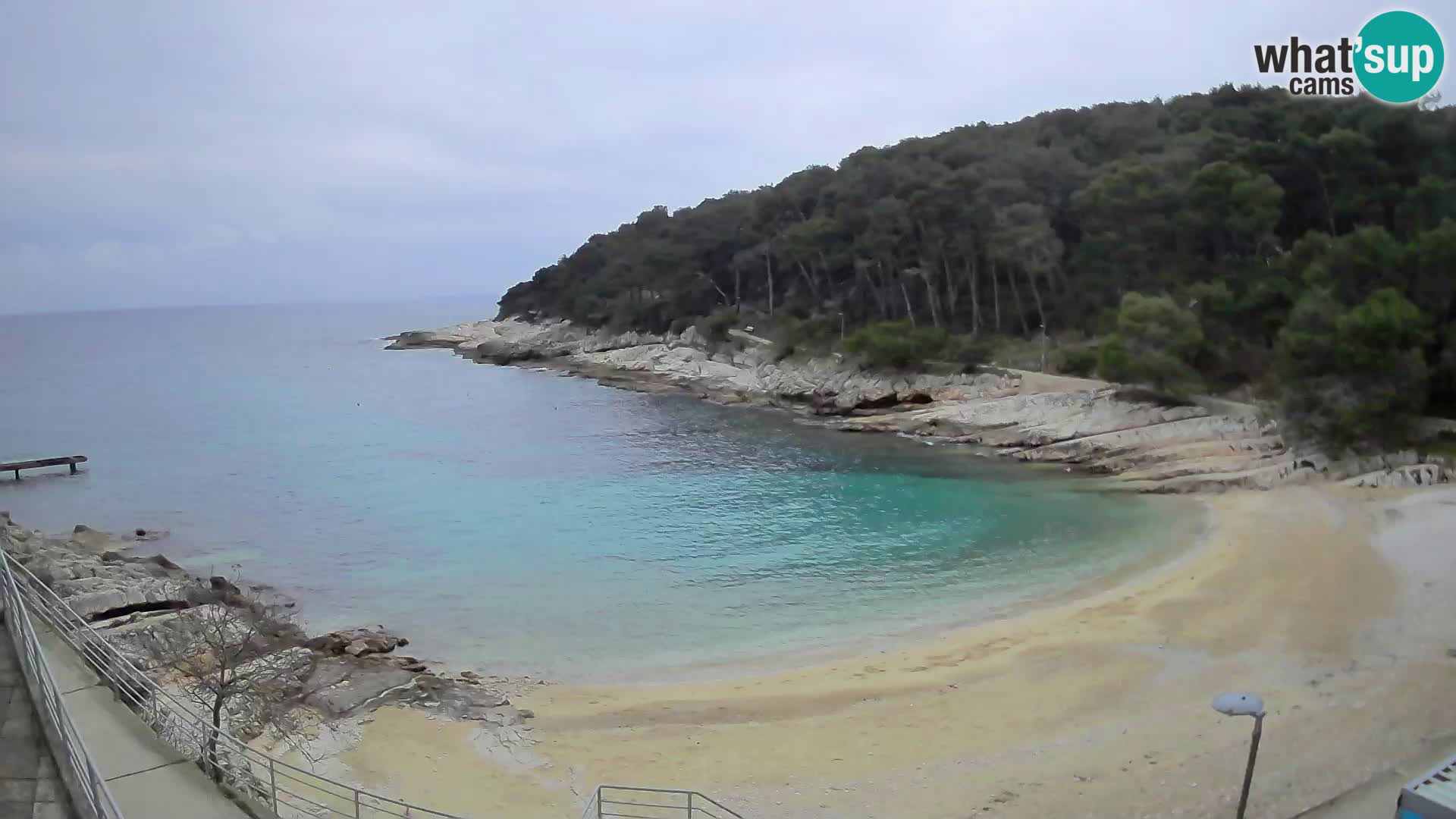 Webcam Mali Lošinj – spiaggia Sunčana uvala – Veli Žal