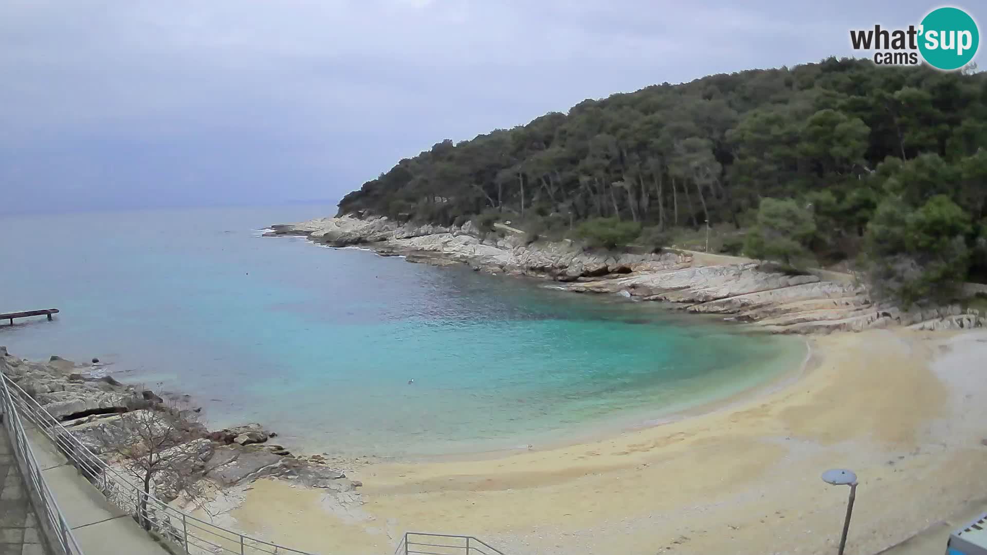 Webcam Mali Lošinj – plage Sunčana uvala – Veli Žal