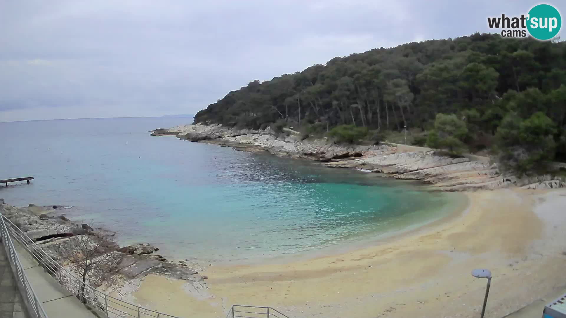 Webcam Mali Lošinj – spiaggia Sunčana uvala – Veli Žal