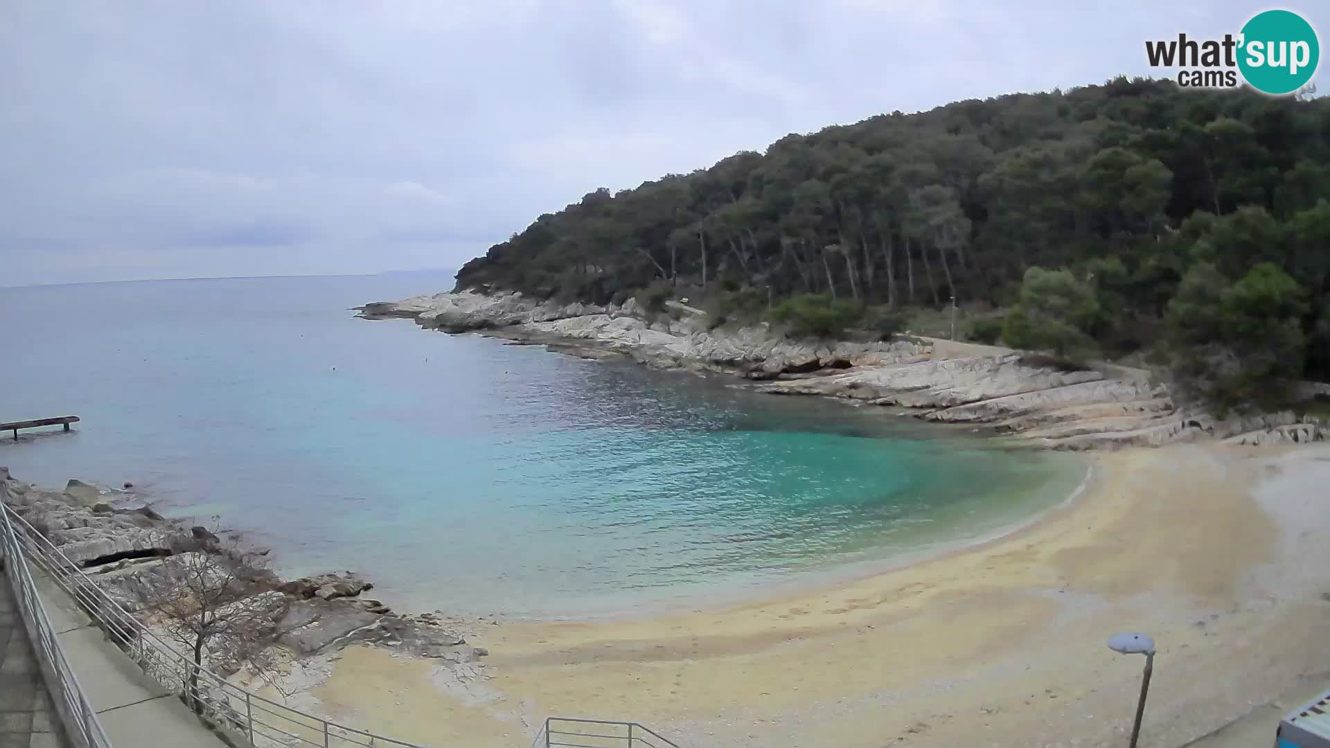 Webcam Mali Lošinj – Sunčana uvala Strand – Veli Žal