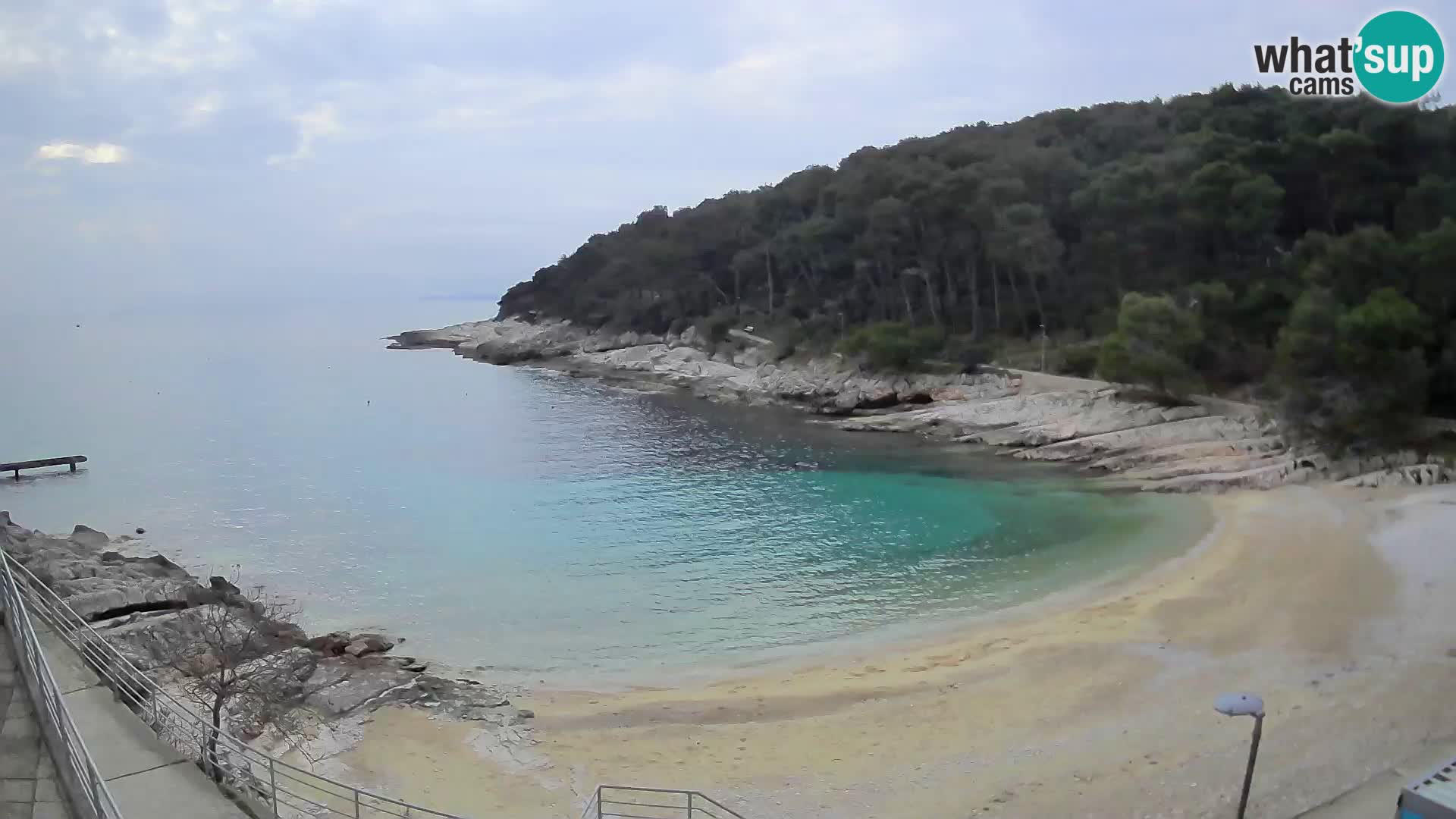 Webcam Mali Lošinj – spiaggia Sunčana uvala – Veli Žal