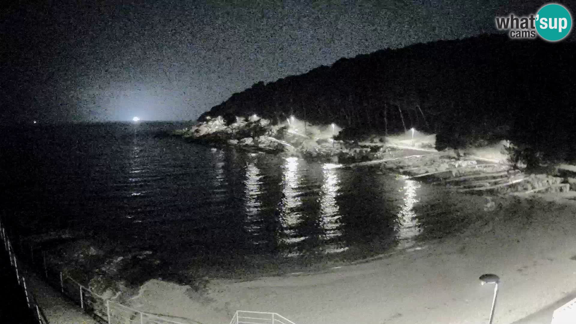 Webcam Mali Lošinj – plage Sunčana uvala – Veli Žal