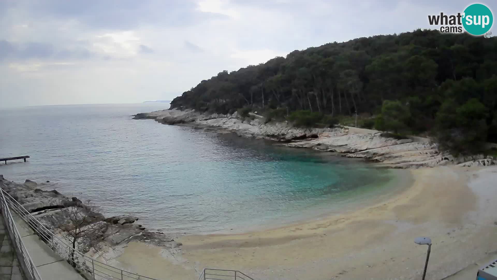 Webcam Mali Lošinj – Sunčana uvala beach – Veli Žal