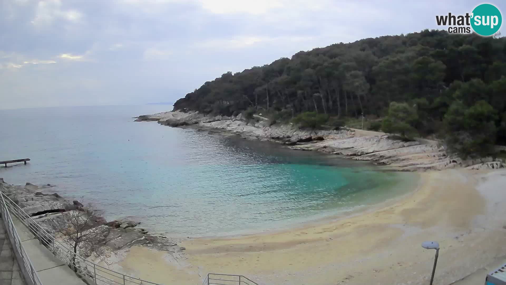 Webcam Mali Lošinj – spiaggia Sunčana uvala – Veli Žal