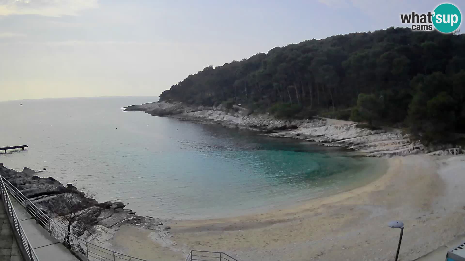 Web kam Mali Lošinj – plaža Sunčana uvala – Veli Žal