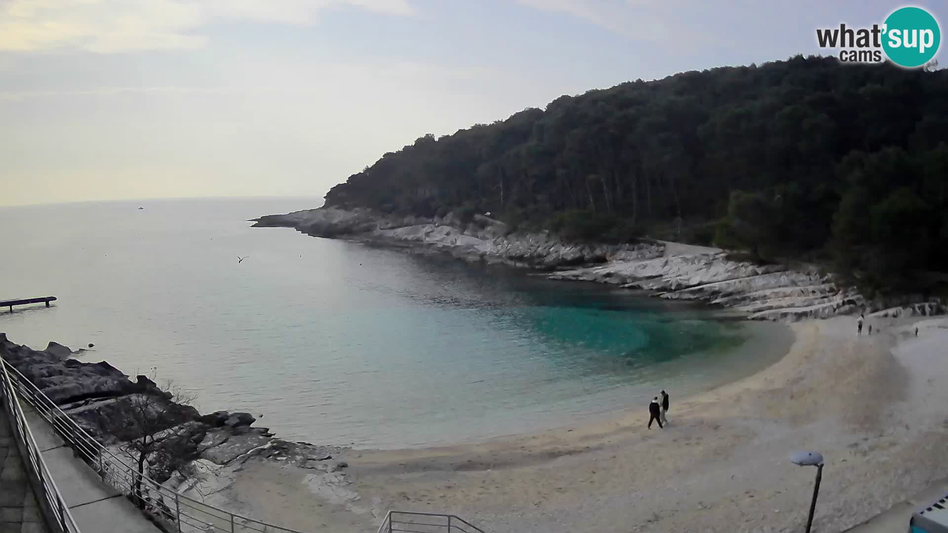 Spletna Kamera Mali Lošinj – plaža Sunčana uvala – Veli Žal