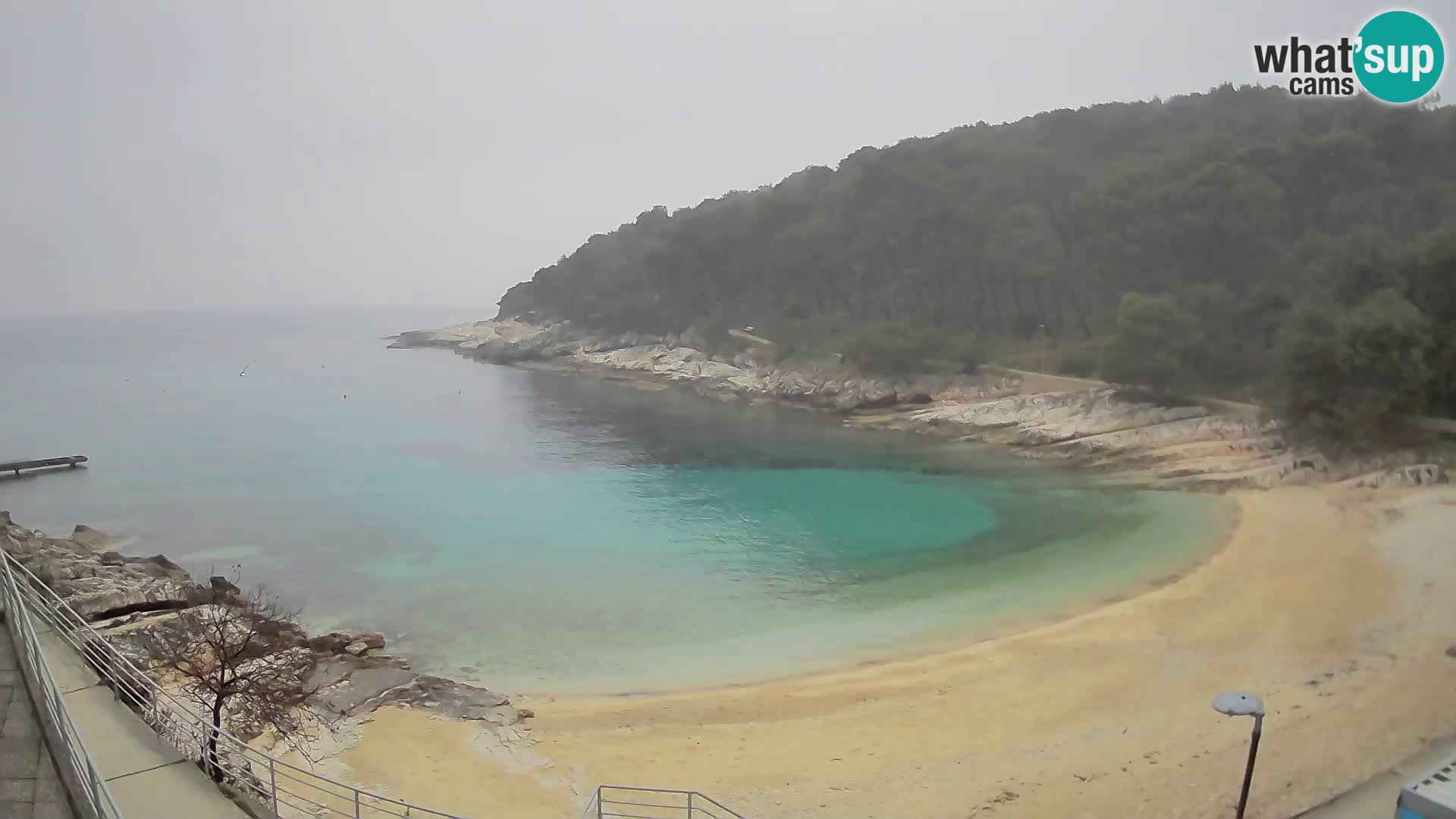 Webcam Mali Lošinj – spiaggia Sunčana uvala – Veli Žal