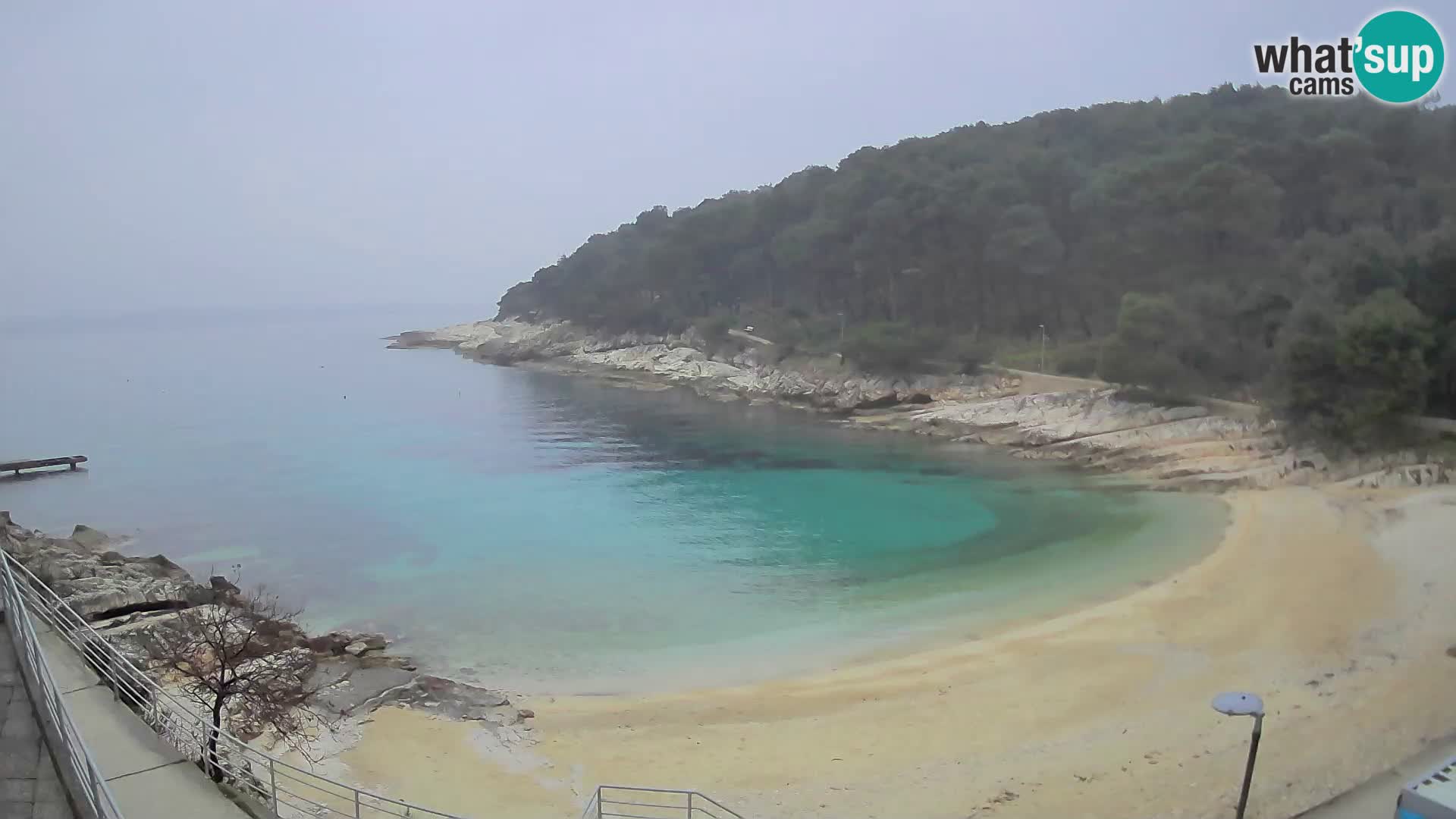 Webcam Mali Lošinj – plage Sunčana uvala – Veli Žal