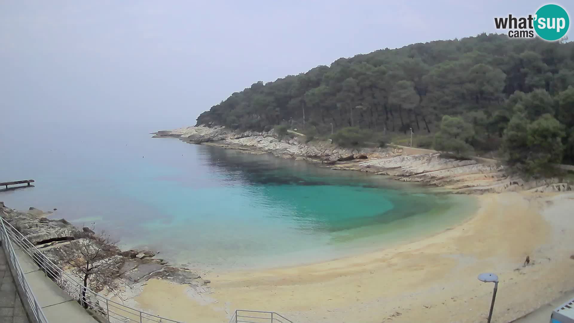 Webcam Mali Lošinj – plage Sunčana uvala – Veli Žal