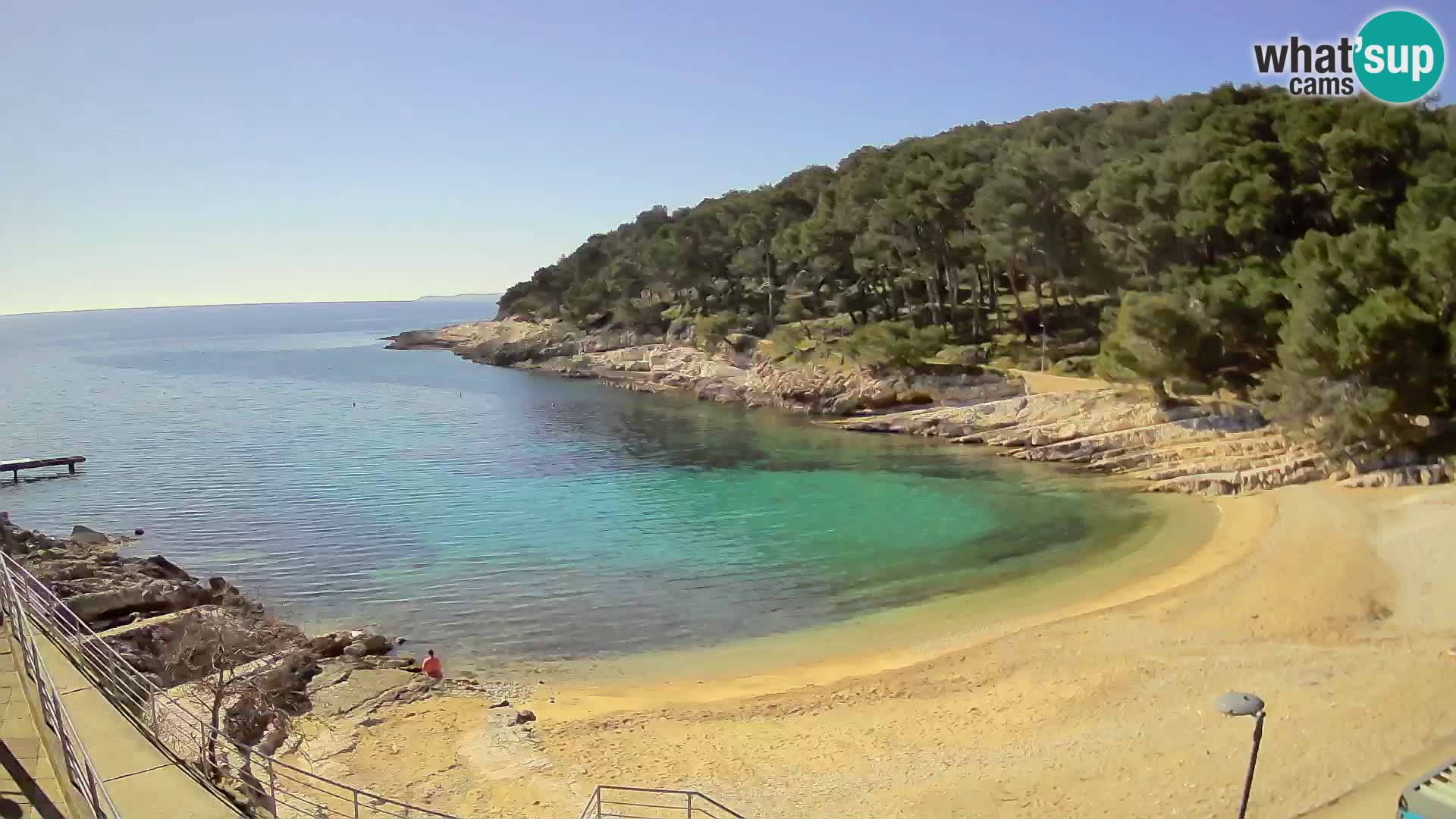 Spletna Kamera Mali Lošinj – plaža Sunčana uvala – Veli Žal