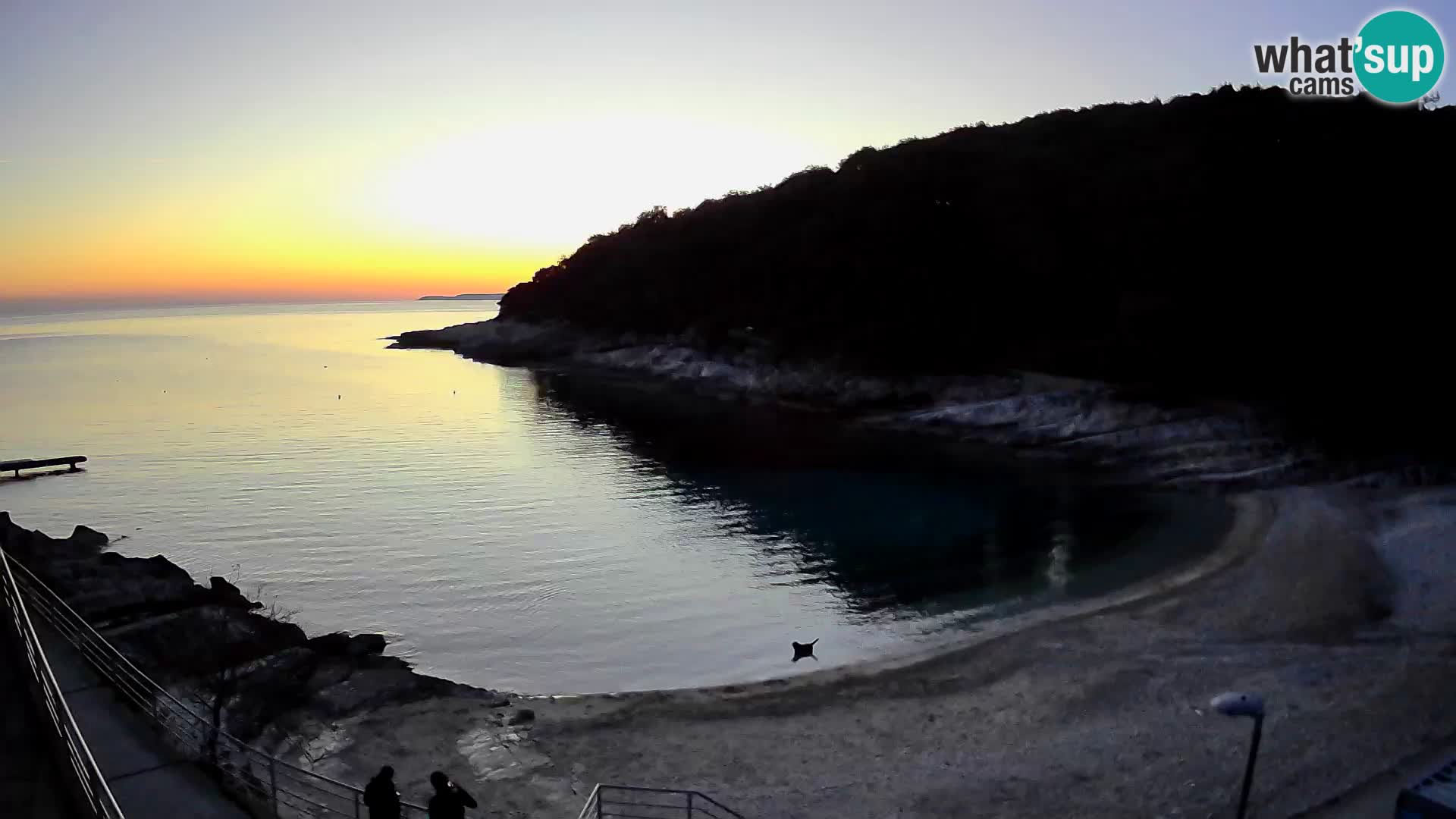 Spletna Kamera Mali Lošinj – plaža Sunčana uvala – Veli Žal