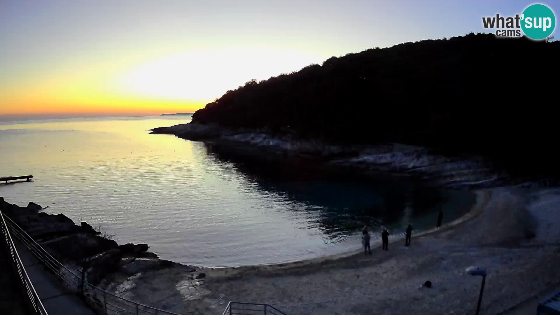 Webcam Mali Lošinj – plage Sunčana uvala – Veli Žal