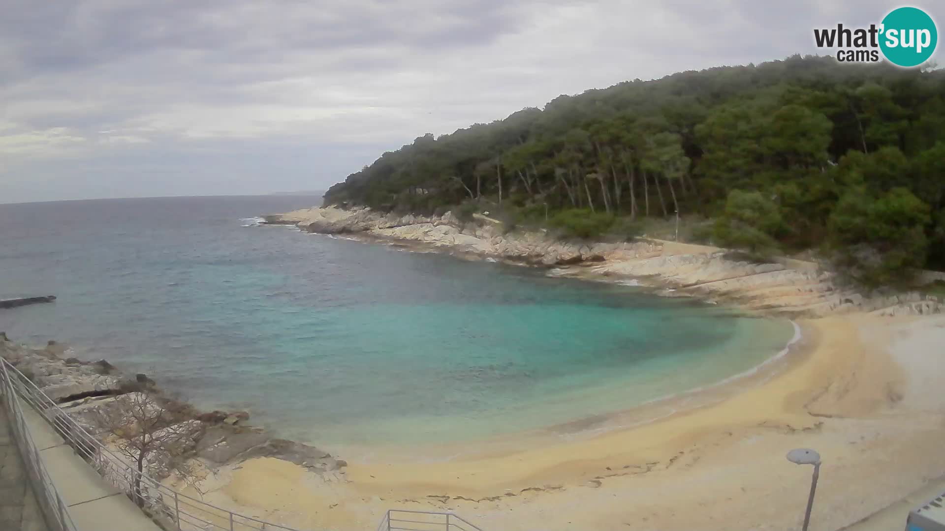 Webcam Mali Lošinj – plage Sunčana uvala – Veli Žal