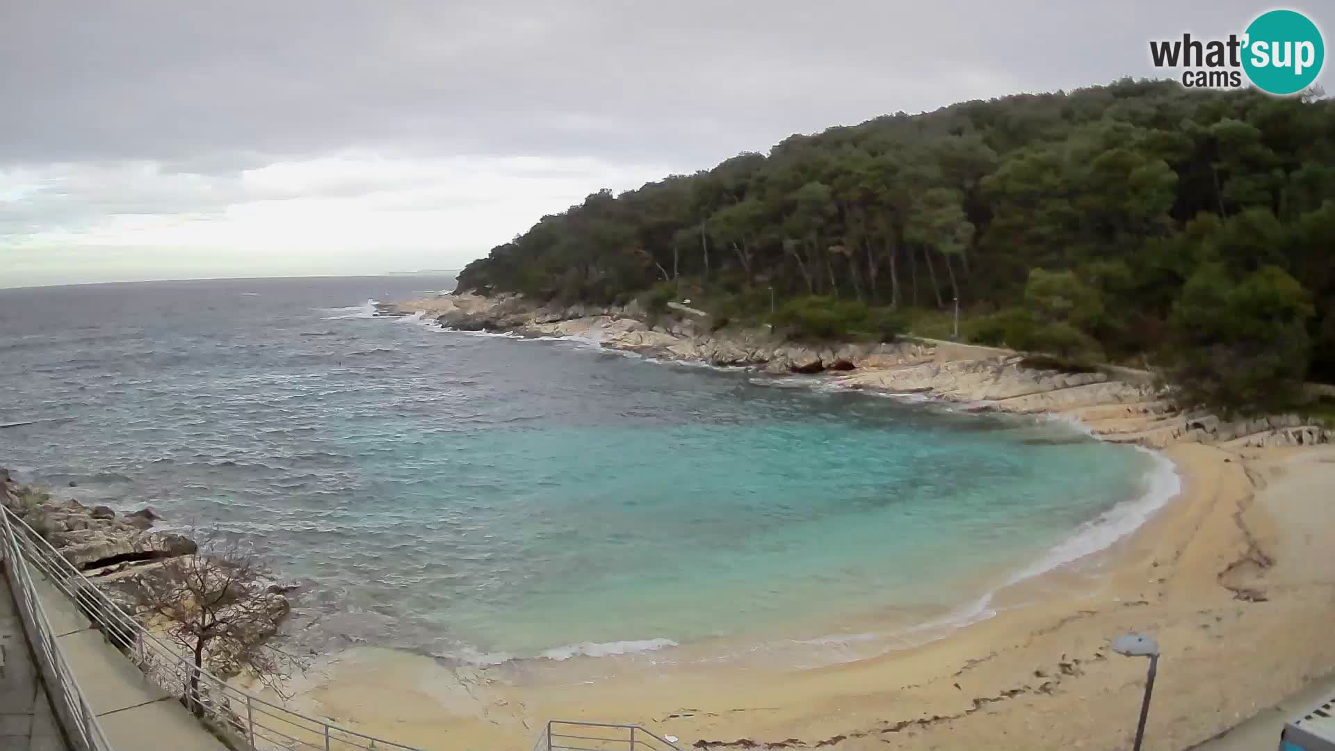 Webcam Mali Lošinj – plage Sunčana uvala – Veli Žal