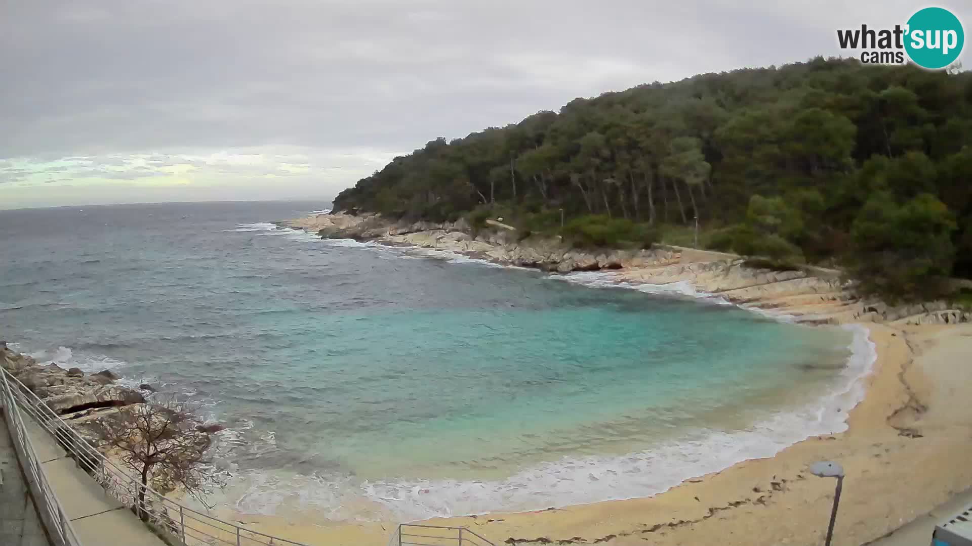 Webcam Mali Lošinj – Sunčana uvala beach – Veli Žal