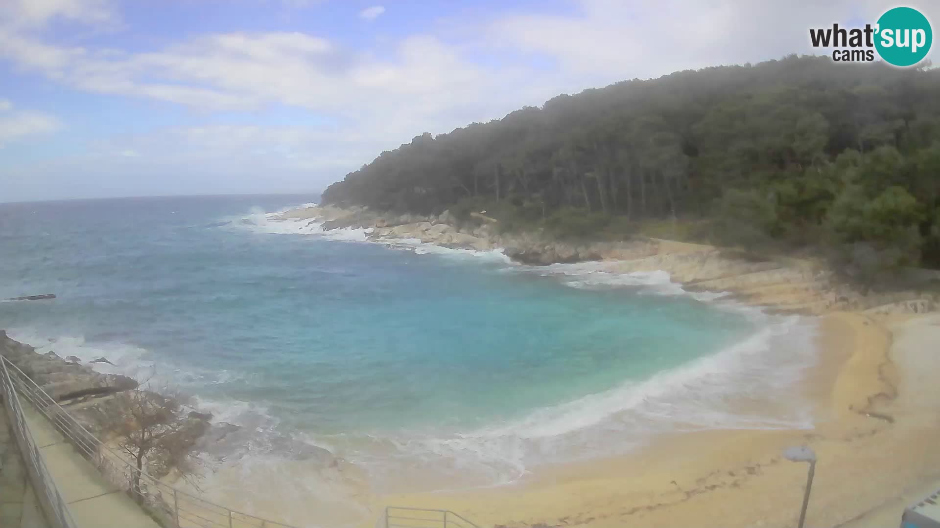 Webcam Mali Lošinj – spiaggia Sunčana uvala – Veli Žal