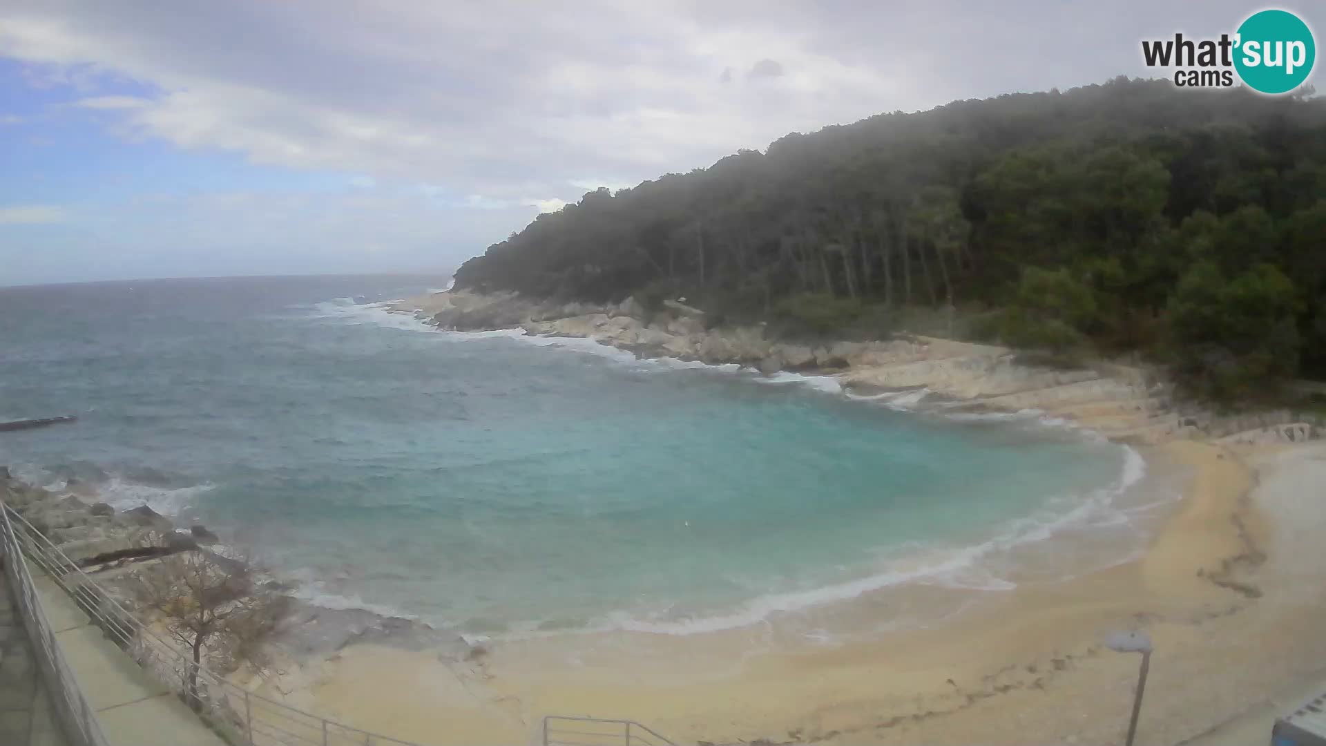 Spletna Kamera Mali Lošinj – plaža Sunčana uvala – Veli Žal