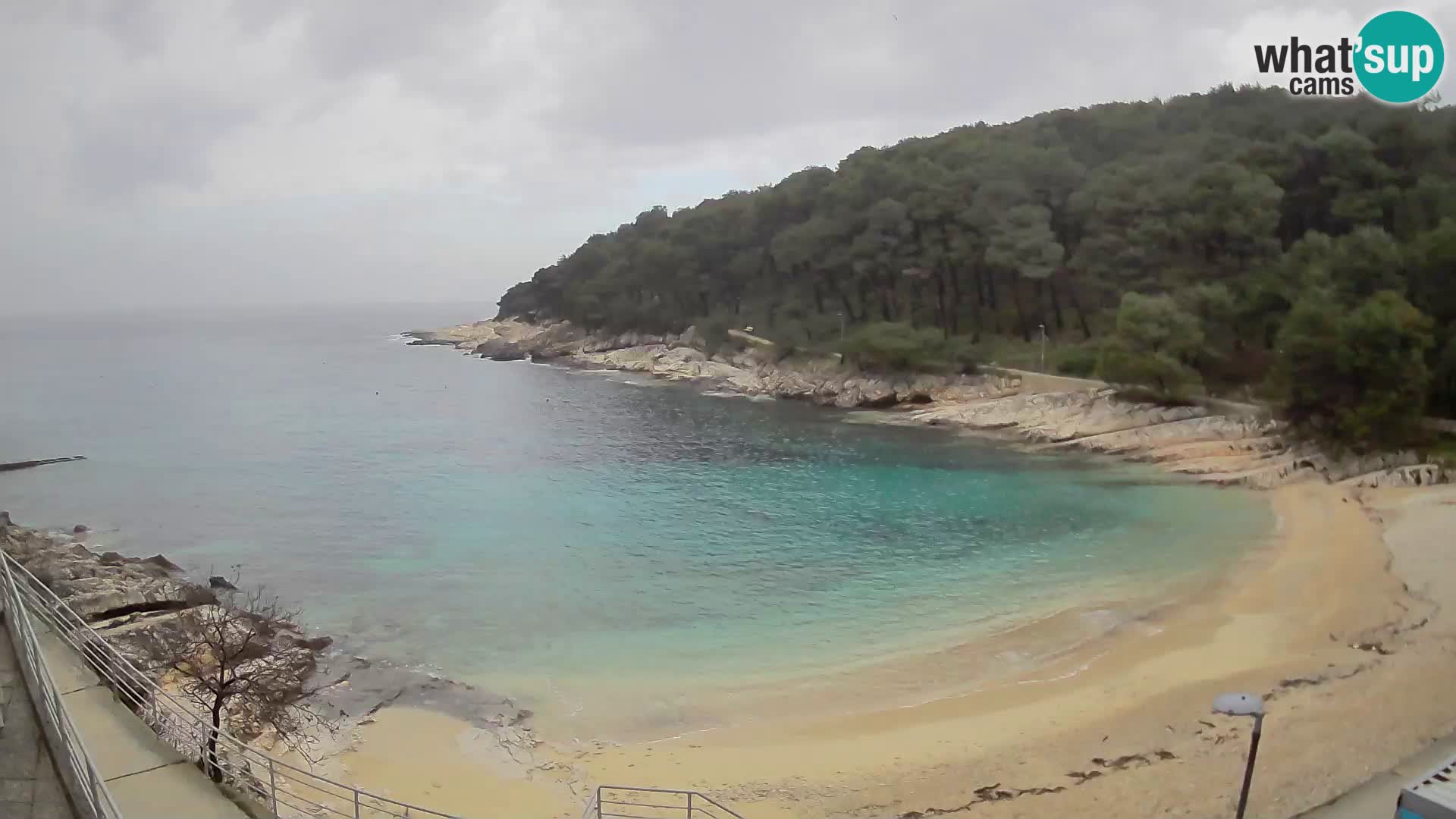 Spletna Kamera Mali Lošinj – plaža Sunčana uvala – Veli Žal