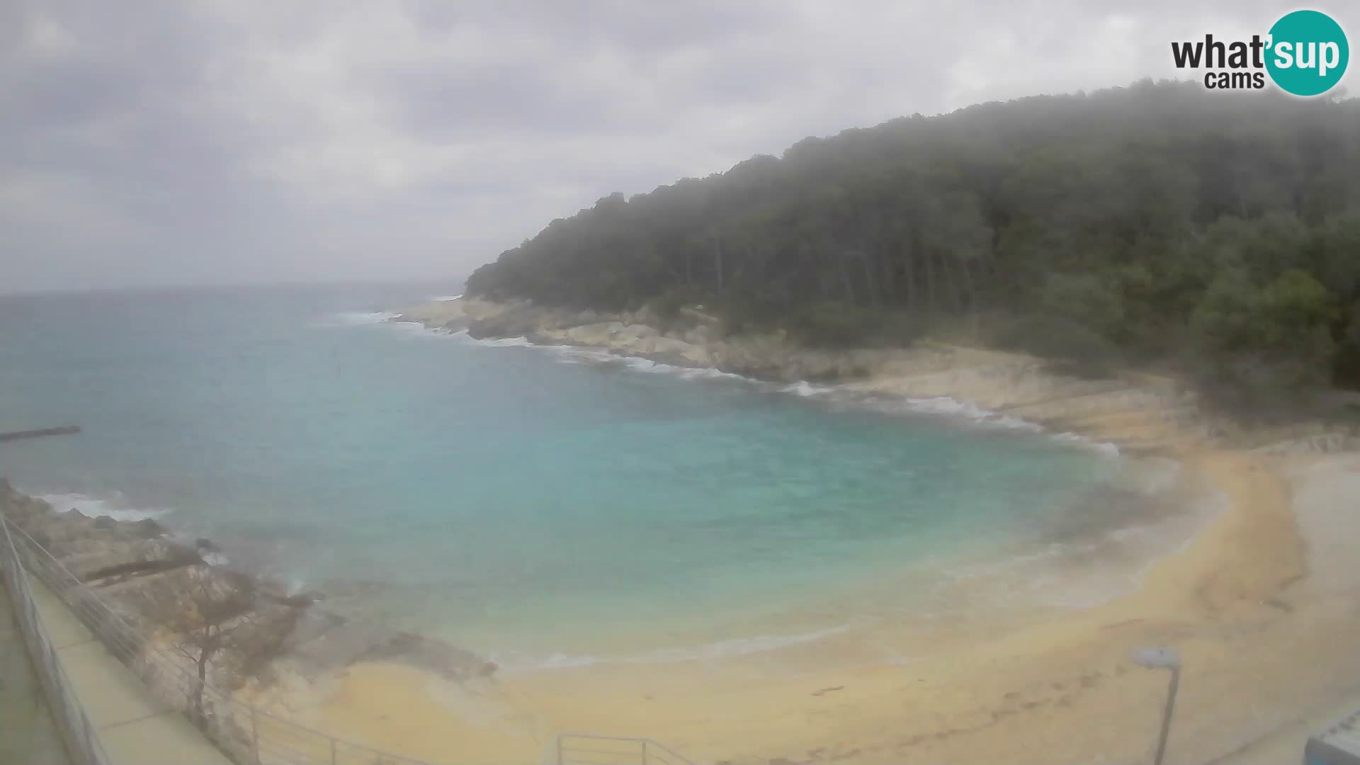 Webcam Mali Lošinj – plage Sunčana uvala – Veli Žal