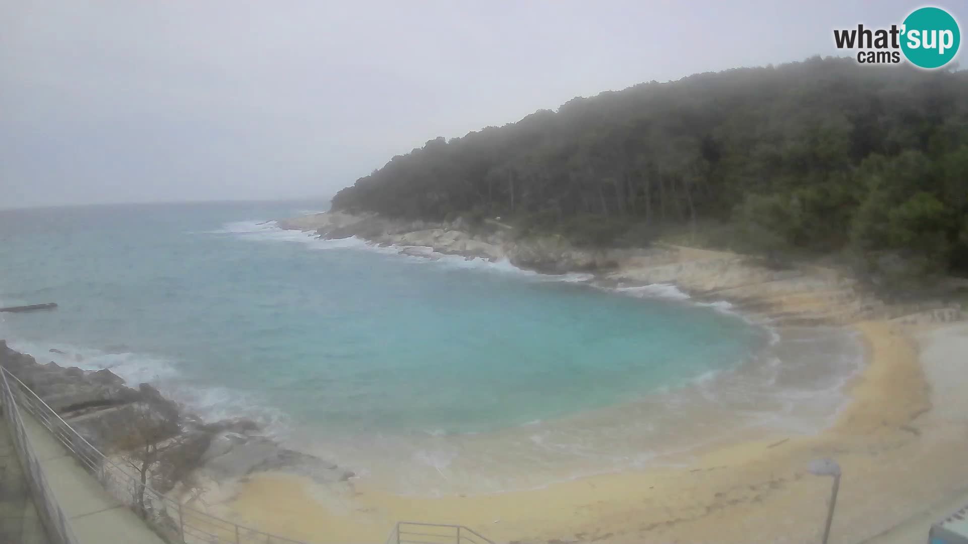 Webcam Mali Lošinj – Sunčana uvala beach – Veli Žal