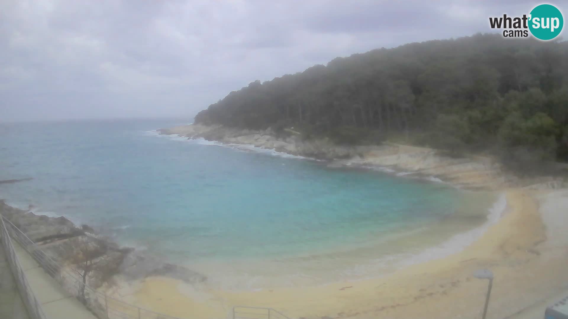 Webcam Mali Lošinj – plage Sunčana uvala – Veli Žal