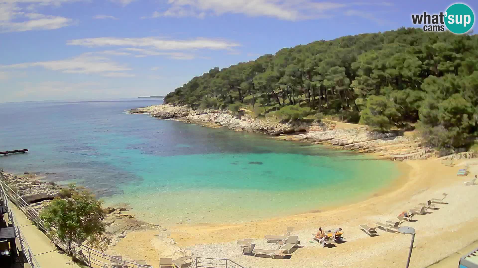 Webcam Mali Lošinj – Sunčana uvala beach – Veli Žal