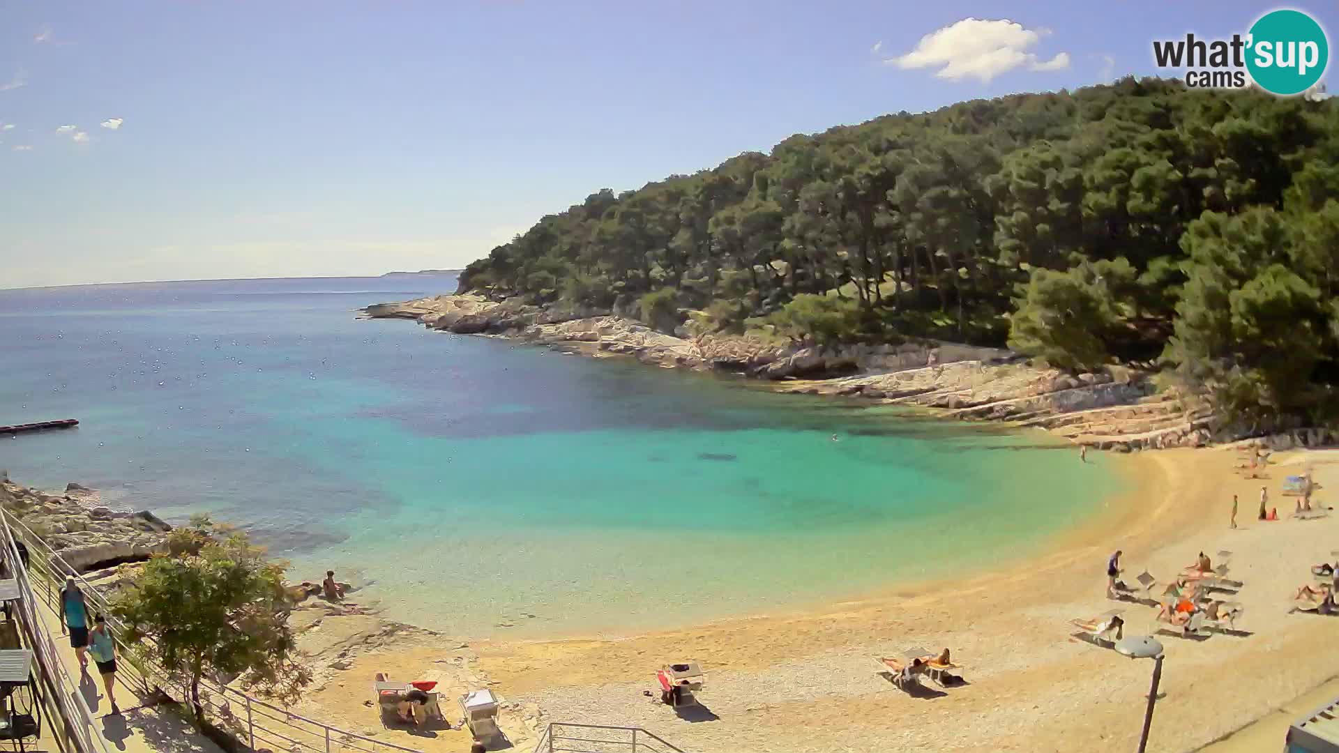 Webcam Mali Lošinj – Sunčana uvala Strand – Veli Žal