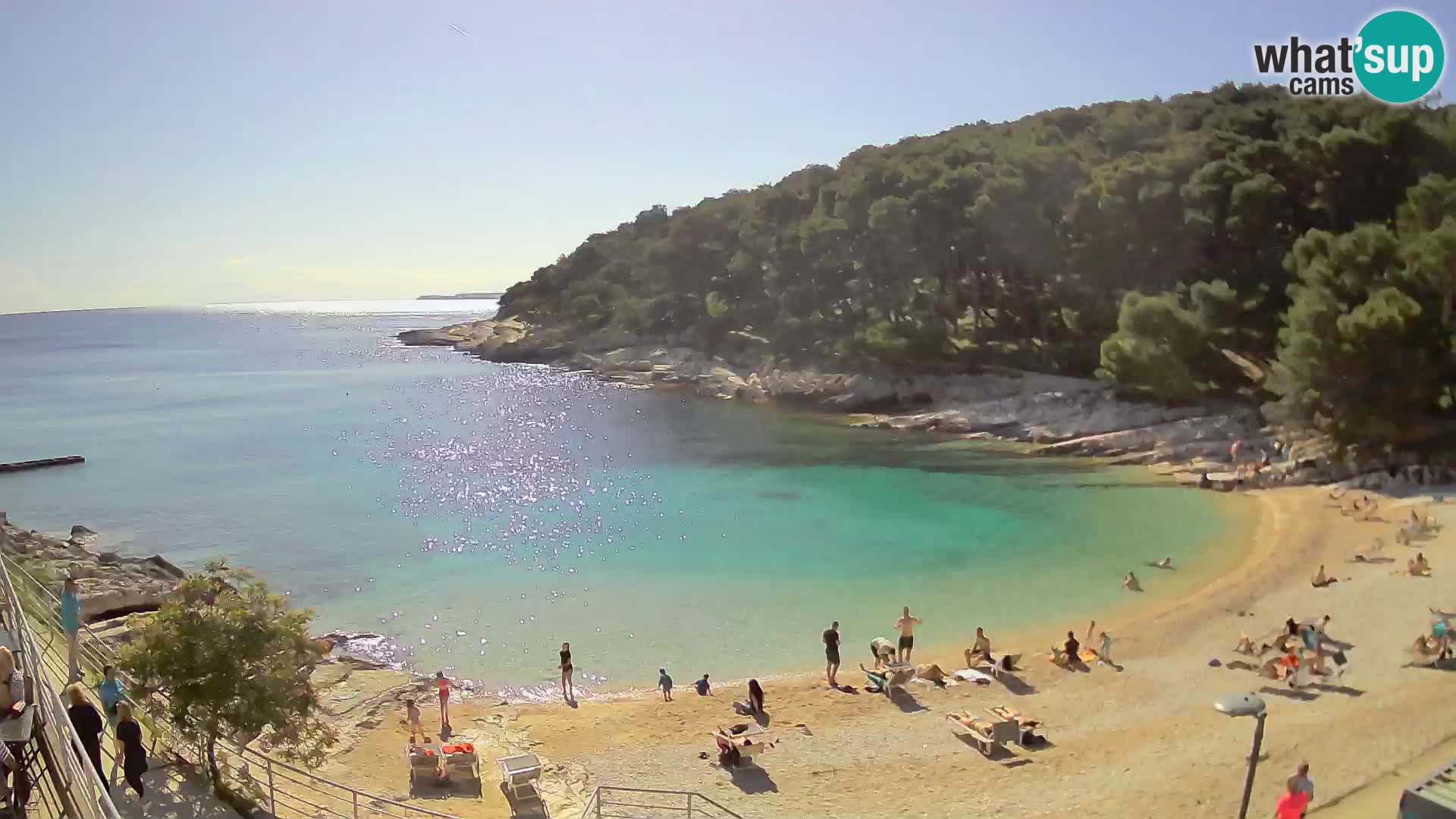 Webcam Mali Lošinj – Sunčana uvala beach – Veli Žal