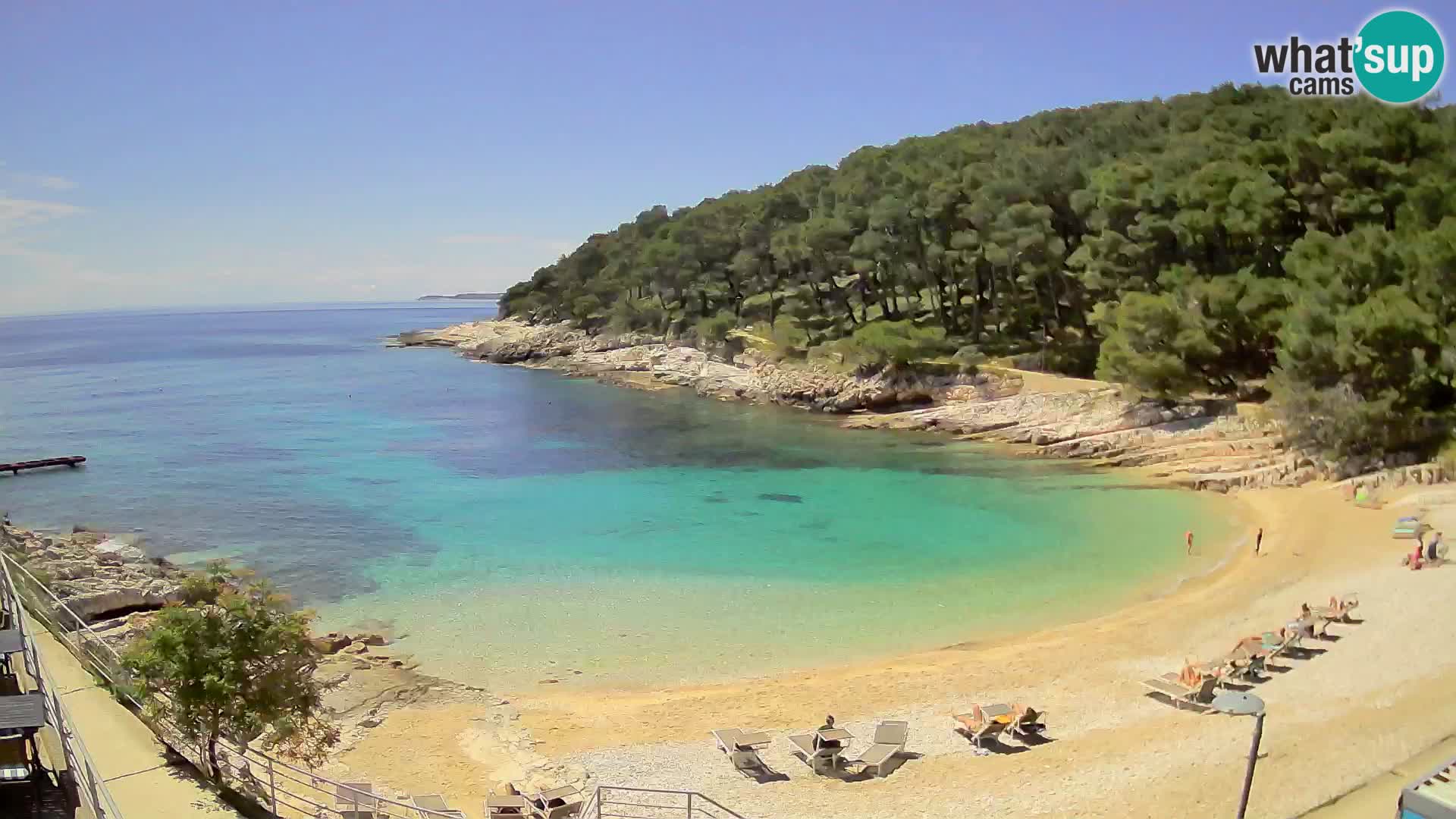 Webcam Mali Lošinj – Sunčana uvala beach – Veli Žal