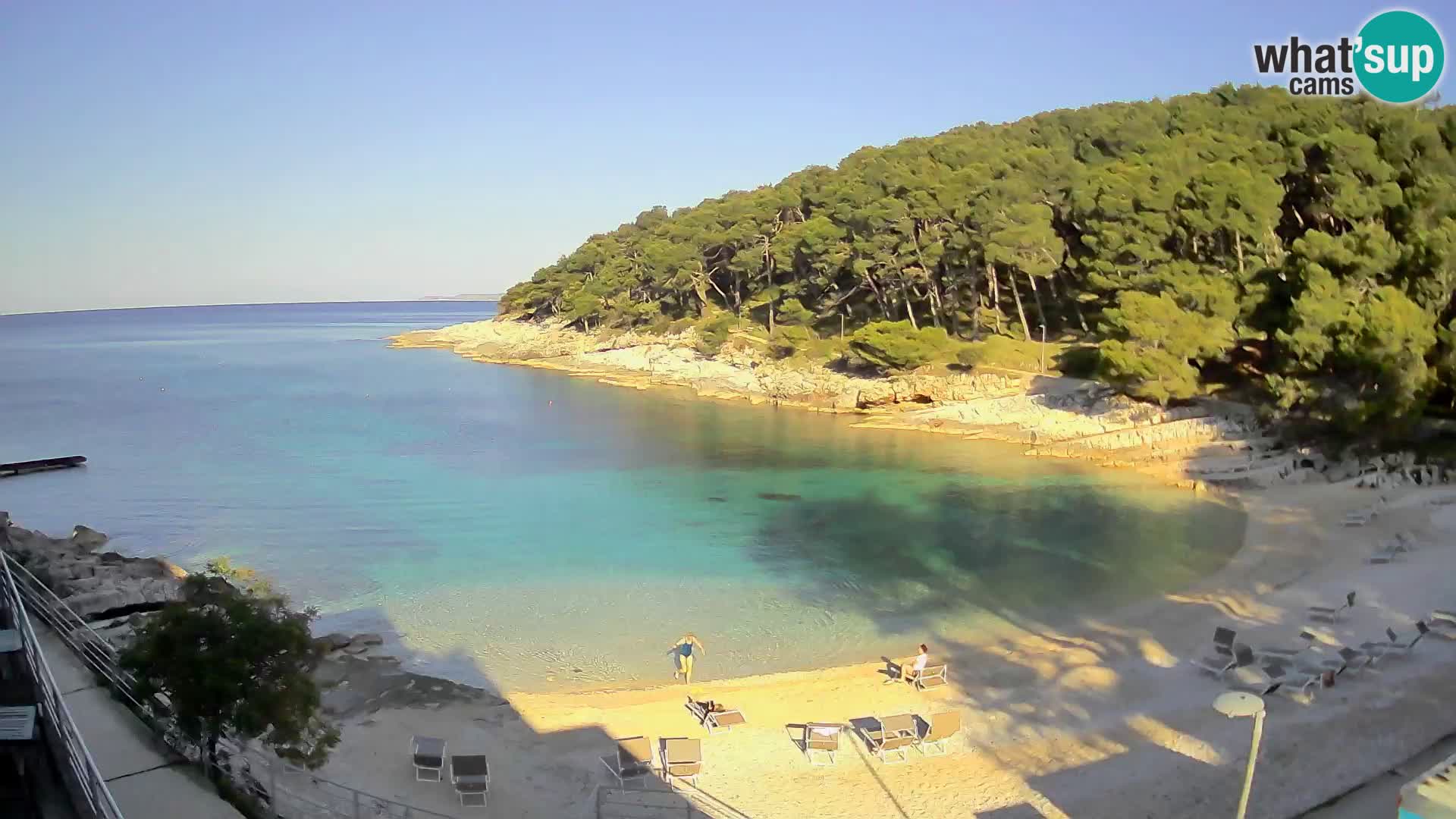 Webcam Mali Lošinj – Sunčana uvala beach – Veli Žal