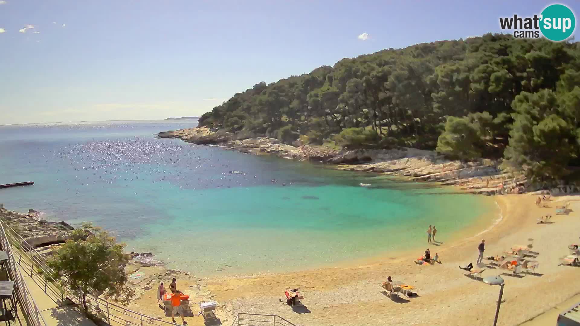 Webcam Mali Lošinj – Sunčana uvala beach – Veli Žal