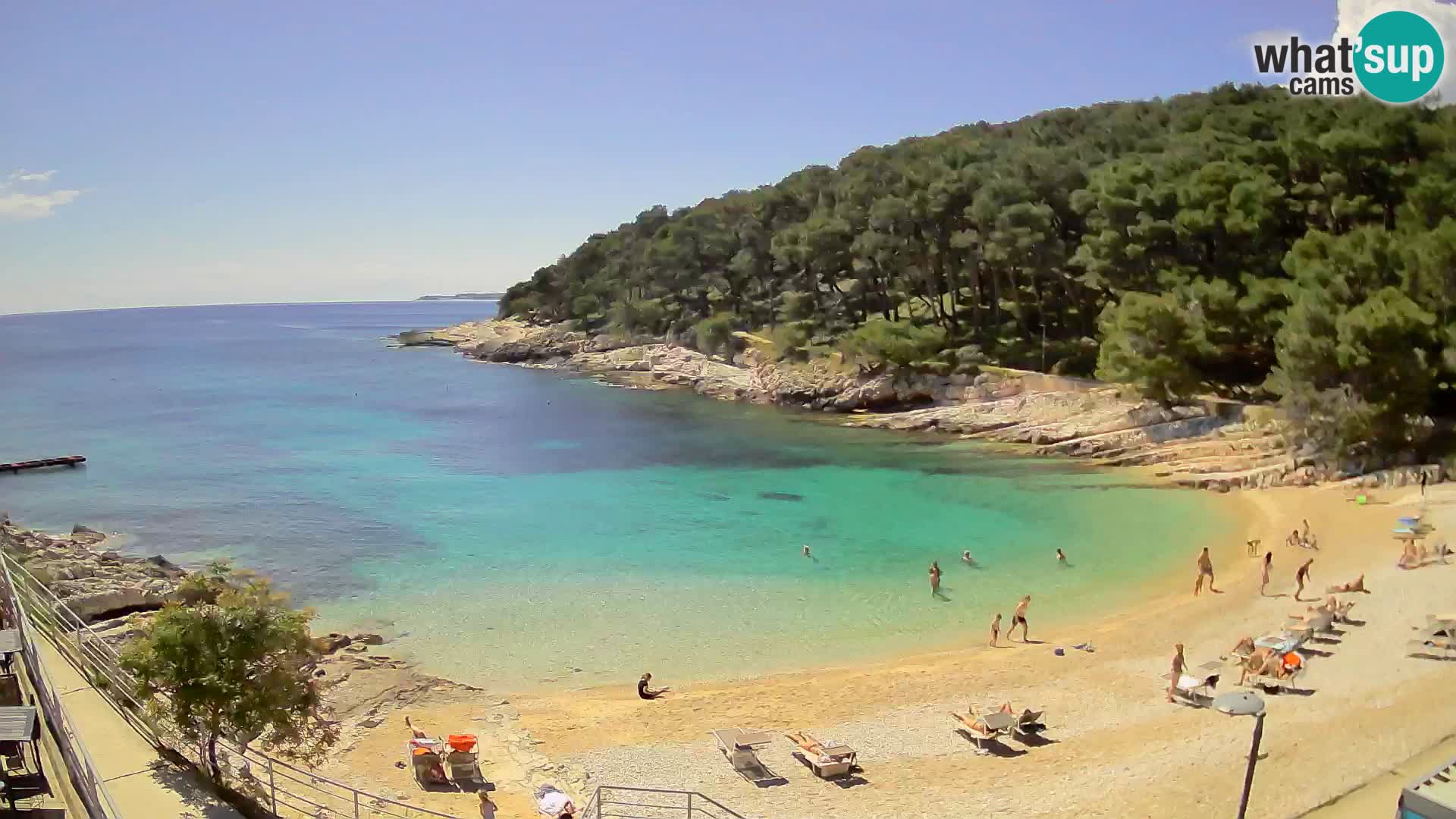 Spletna Kamera Mali Lošinj – plaža Sunčana uvala – Veli Žal
