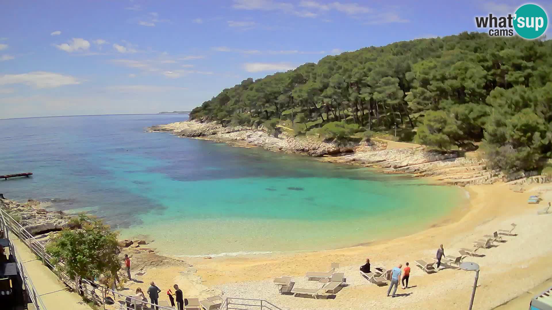 Webcam Mali Lošinj – plage Sunčana uvala – Veli Žal