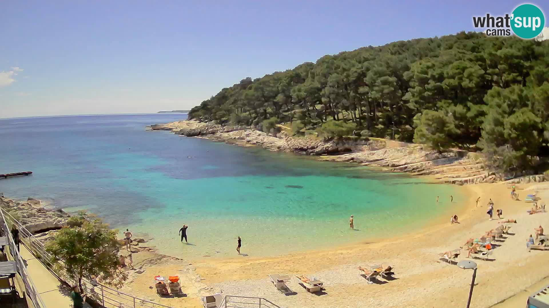 Webcam Mali Lošinj – Sunčana uvala beach – Veli Žal