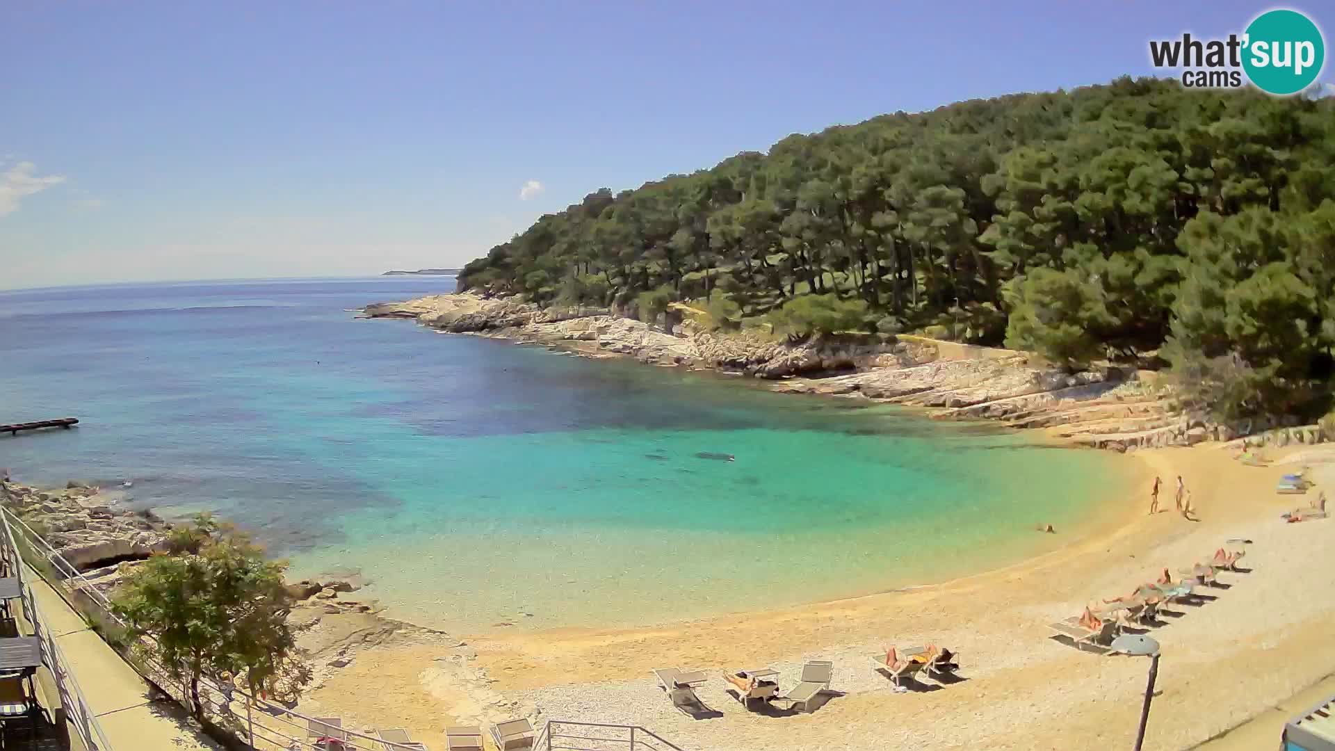 Spletna Kamera Mali Lošinj – plaža Sunčana uvala – Veli Žal