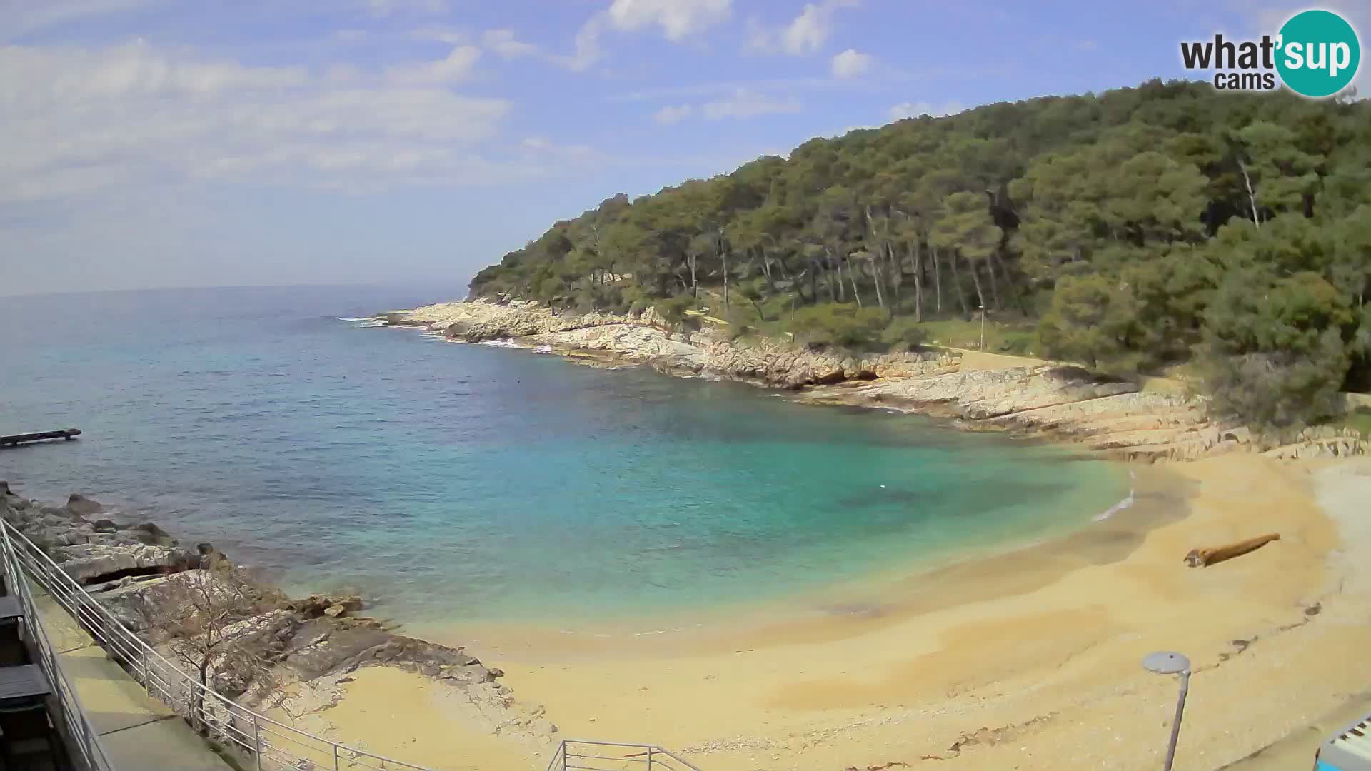 Webcam Mali Lošinj – Sunčana uvala beach – Veli Žal