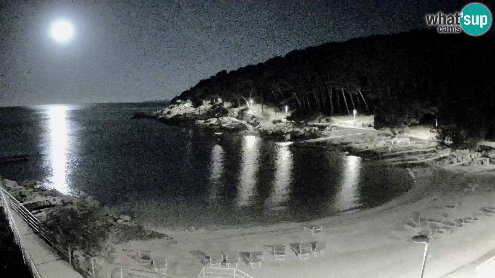 Web kam Mali Lošinj – plaža Sunčana uvala – Veli Žal