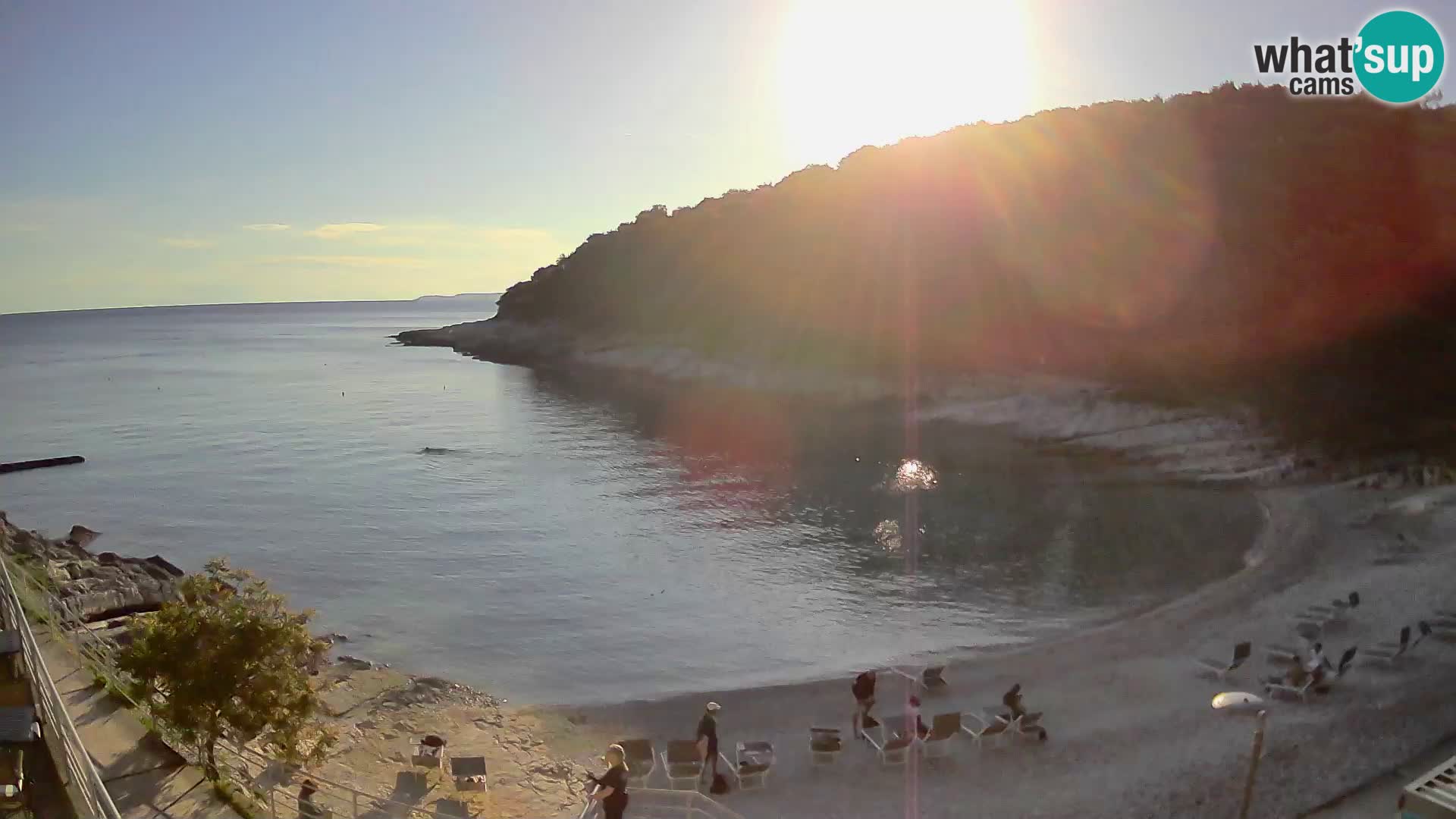 Webcam Mali Lošinj – Sunčana uvala Strand – Veli Žal