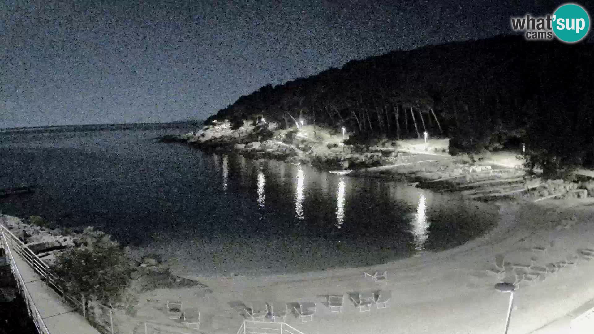 Web kam Mali Lošinj – plaža Sunčana uvala – Veli Žal