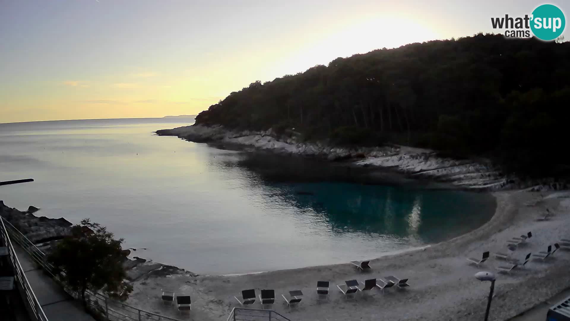 Webcam Mali Lošinj – spiaggia Sunčana uvala – Veli Žal