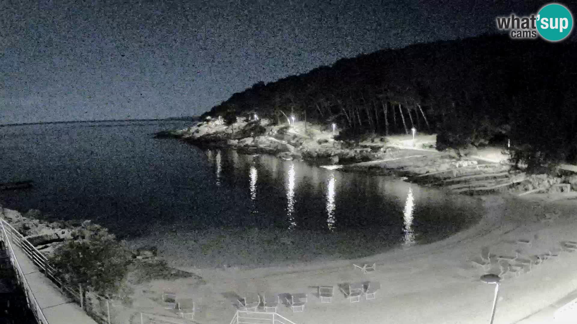 Web kam Mali Lošinj – plaža Sunčana uvala – Veli Žal