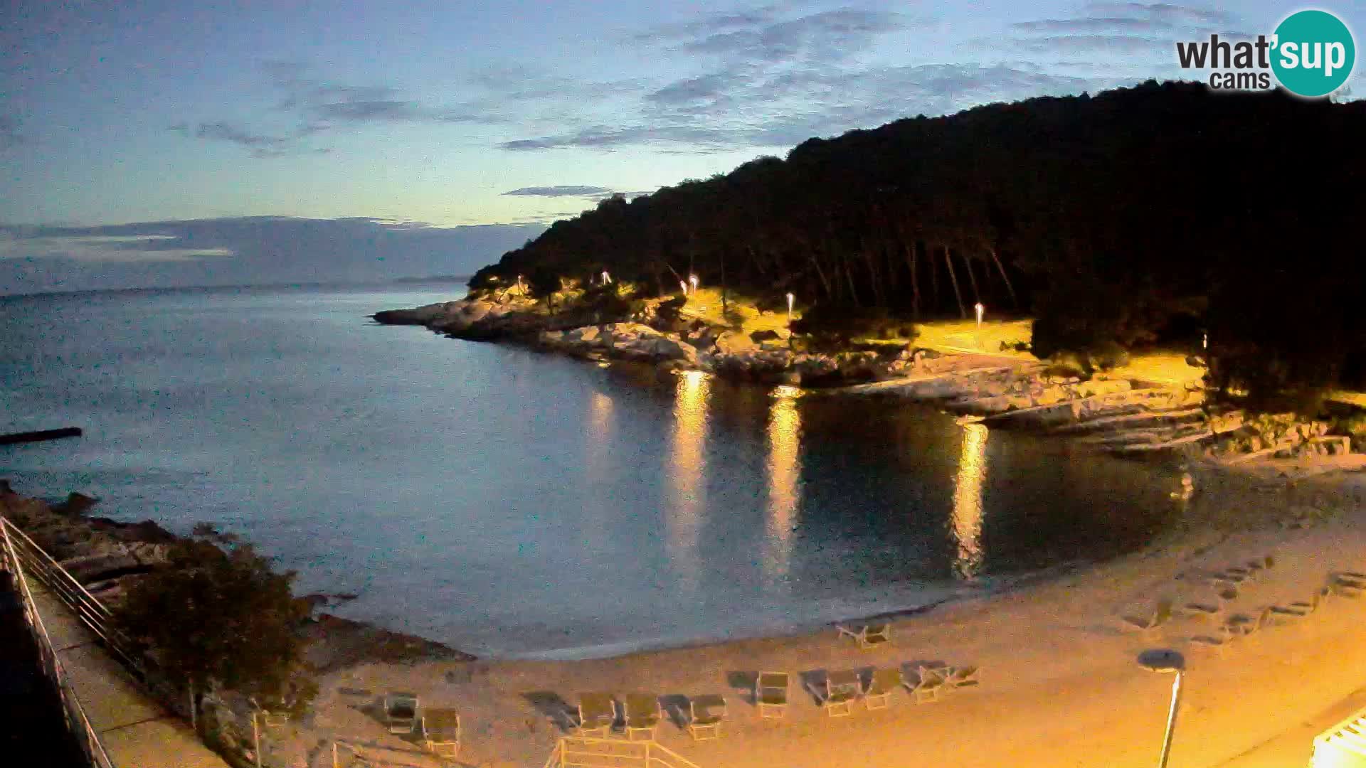 Spletna Kamera Mali Lošinj – plaža Sunčana uvala – Veli Žal