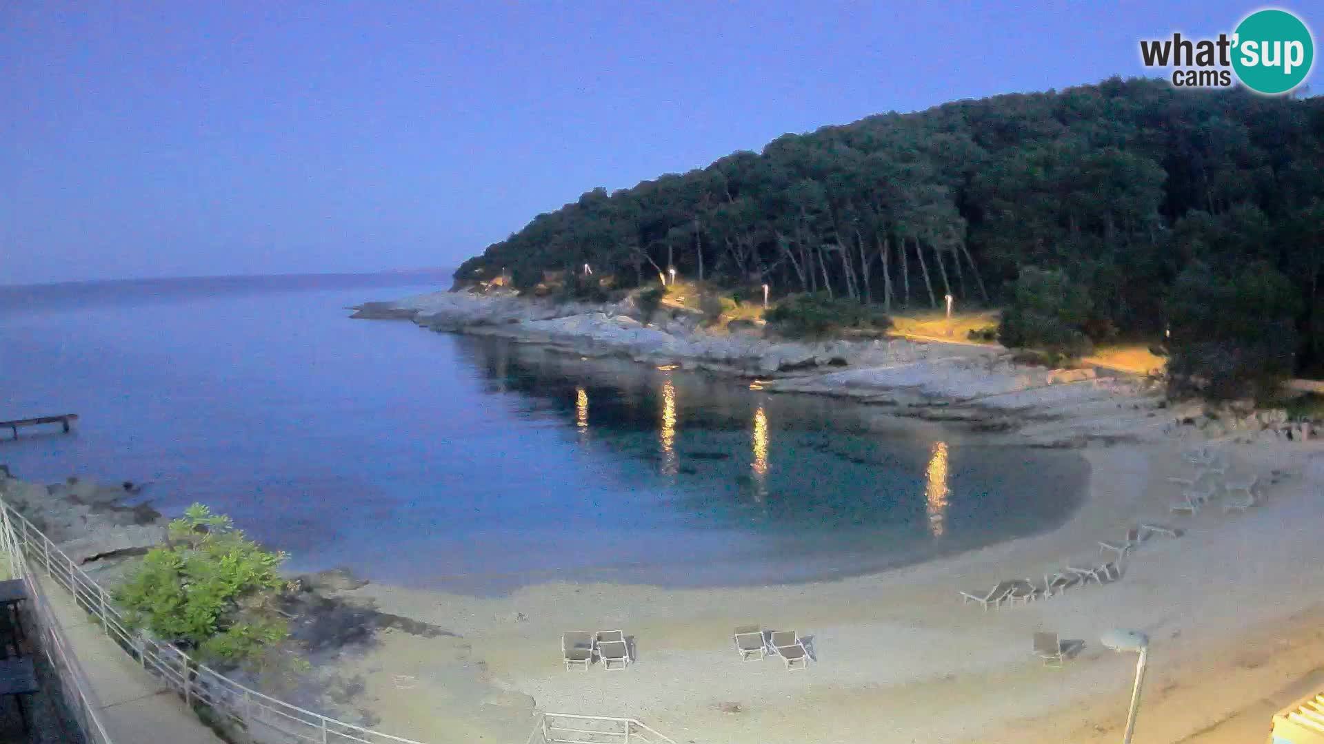 Webcam Mali Lošinj – plage Sunčana uvala – Veli Žal